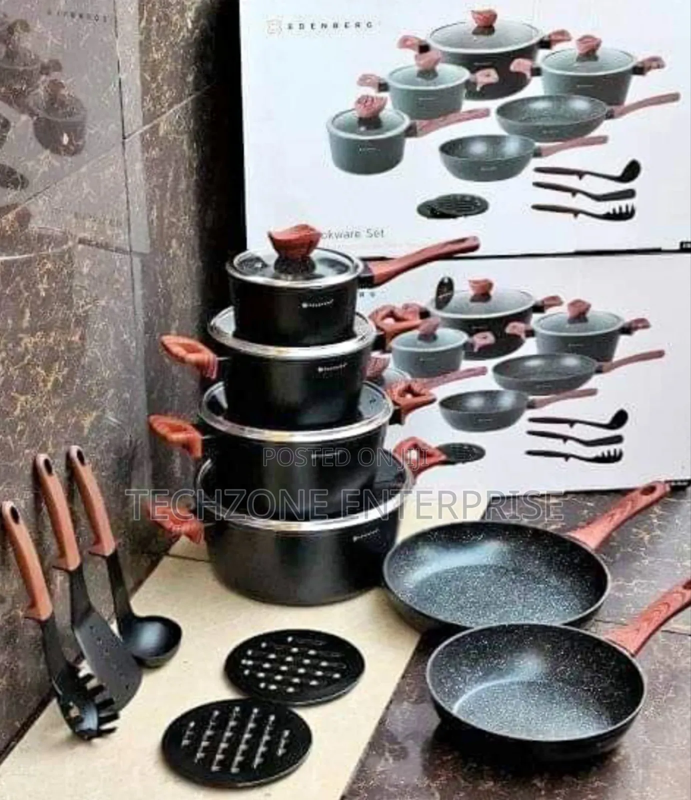 Edenberg Eb5616 15pcs Cookware Set