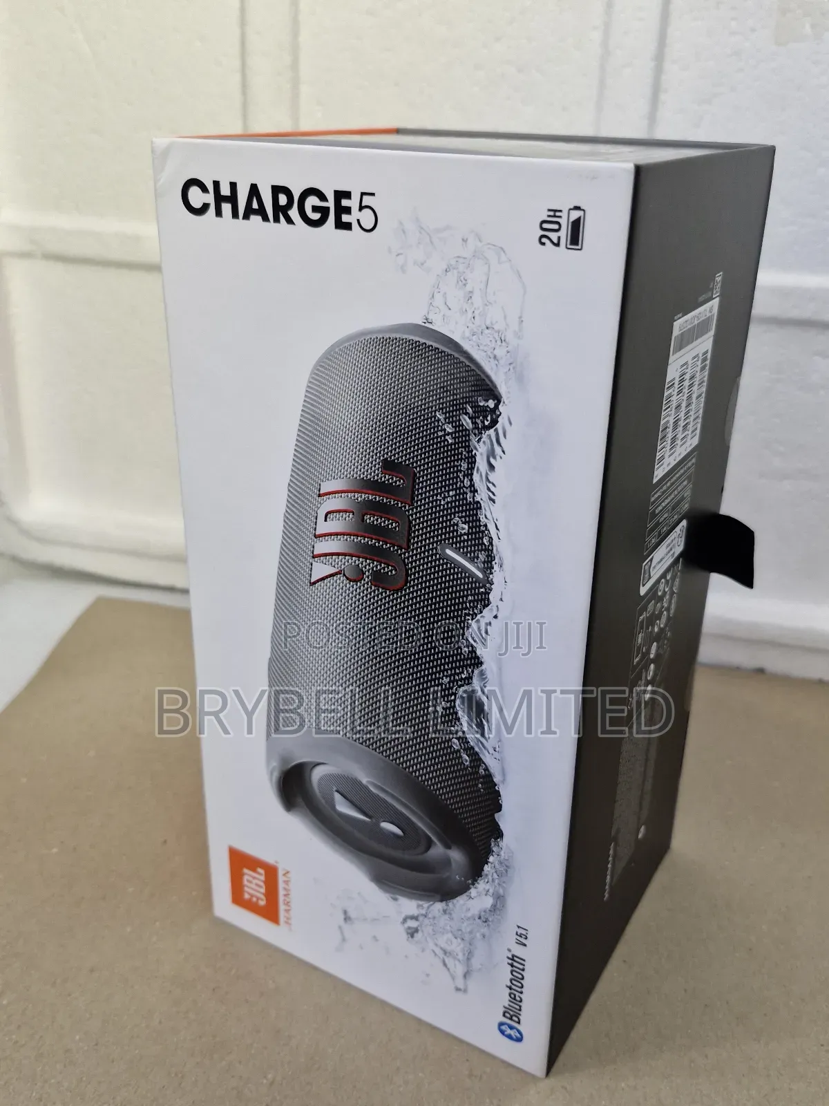 Brand New Original JBL Charge 5, 20hrs of Playtime
