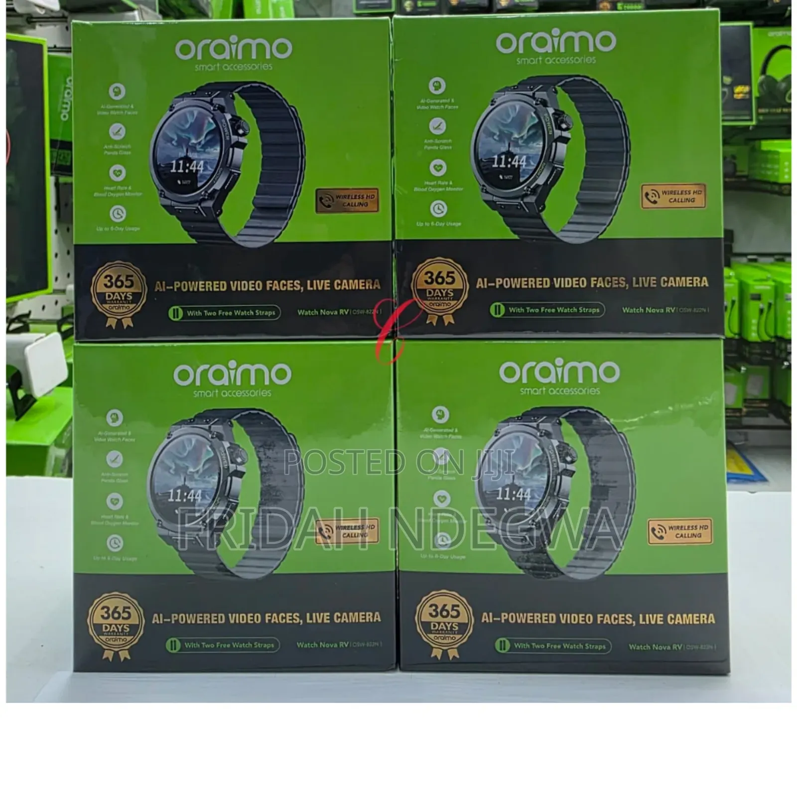 Oraimo Watch Nova Rv 1.39" Hd Video Watch Faces Ip68 Smart Watch