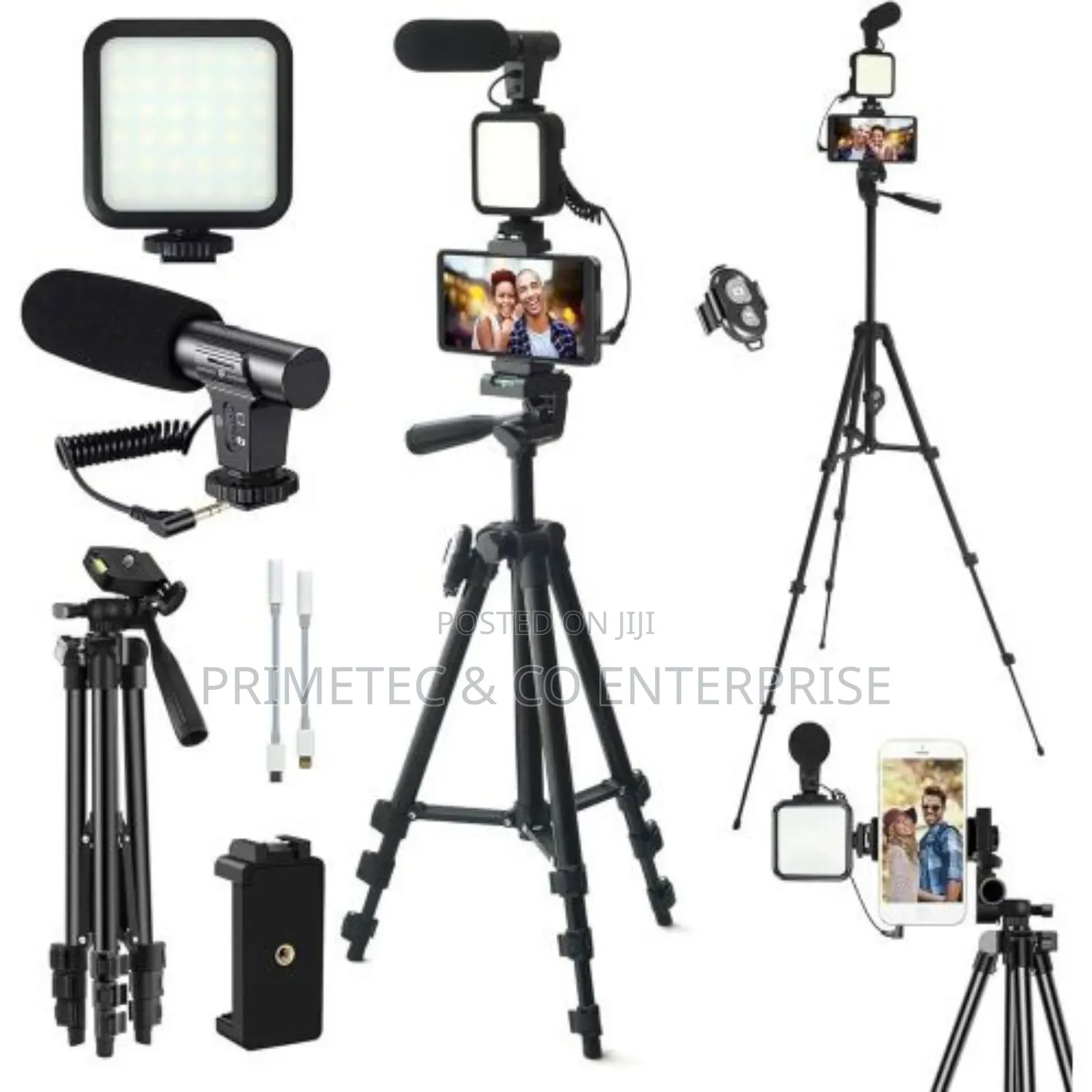 Vlogging Kit Kit-05lm With Tripod Stand Microphone.
