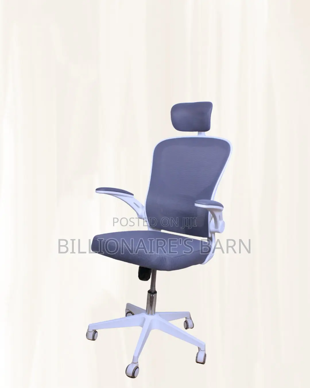 Pro-Grade White Ergonomic Office Chair — Fits Compact Office Spaces