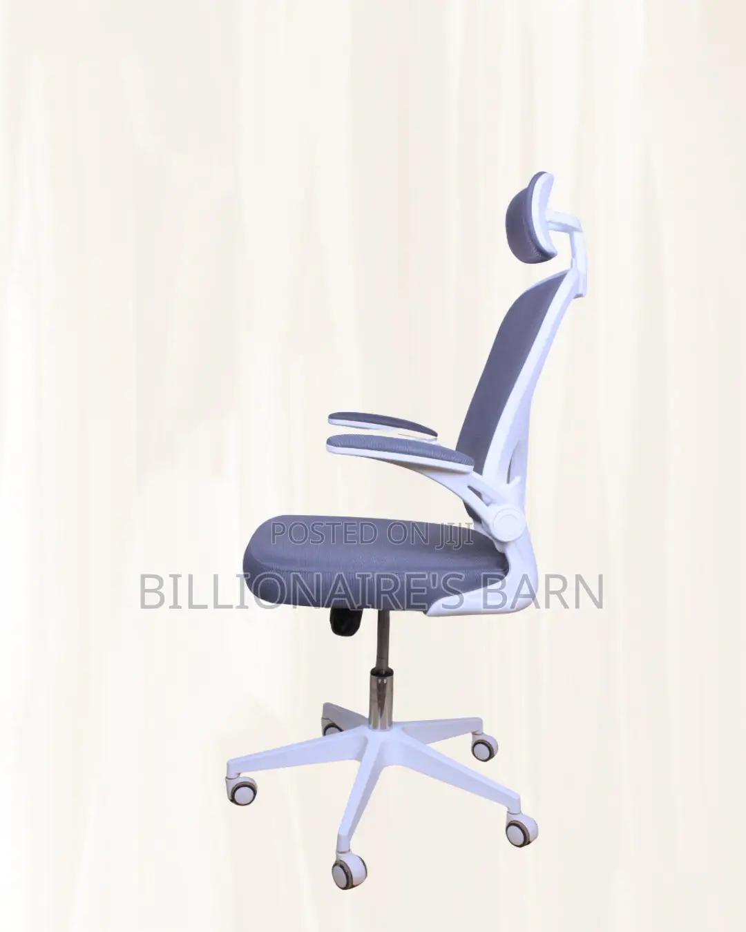 Pro-Grade White Ergonomic Office Chair — Fits Compact Office Spaces