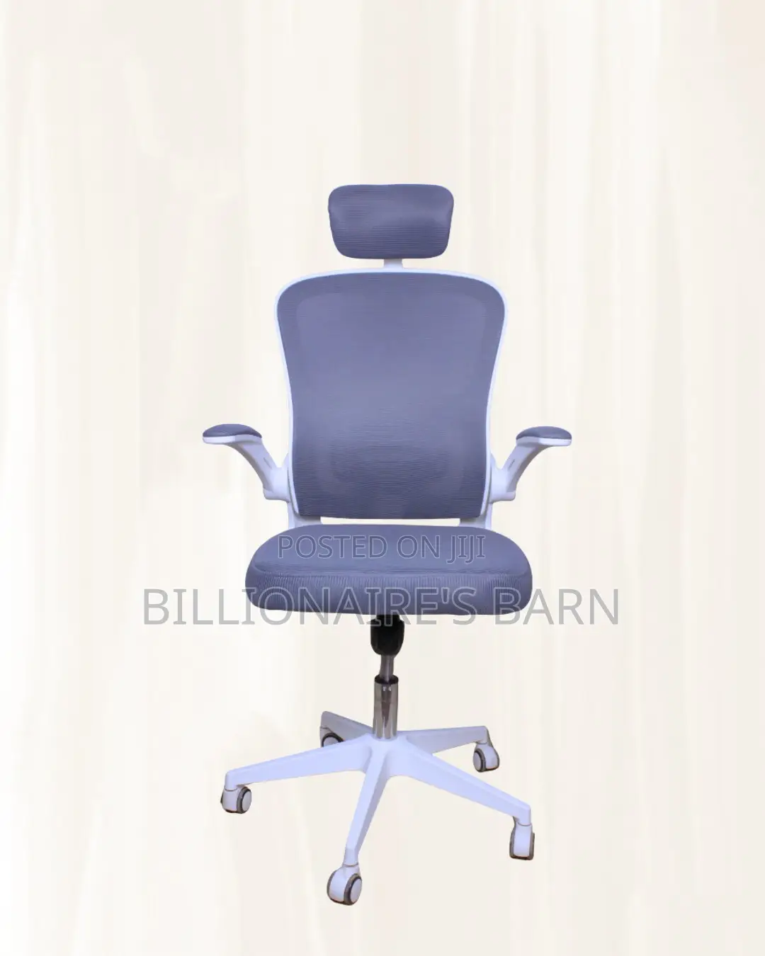 Pro-Grade White Ergonomic Office Chair — Fits Compact Office Spaces