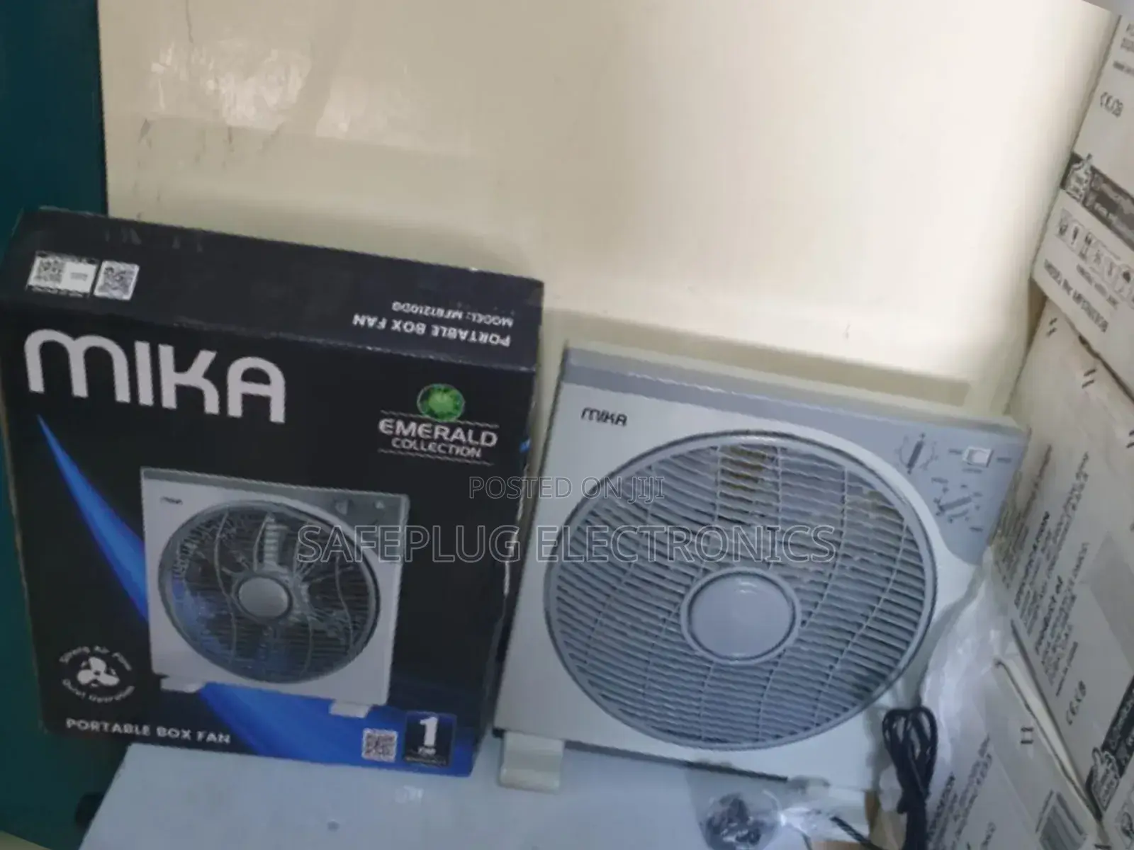 Mika Box Fan – Powerful Cooling for Any Space!