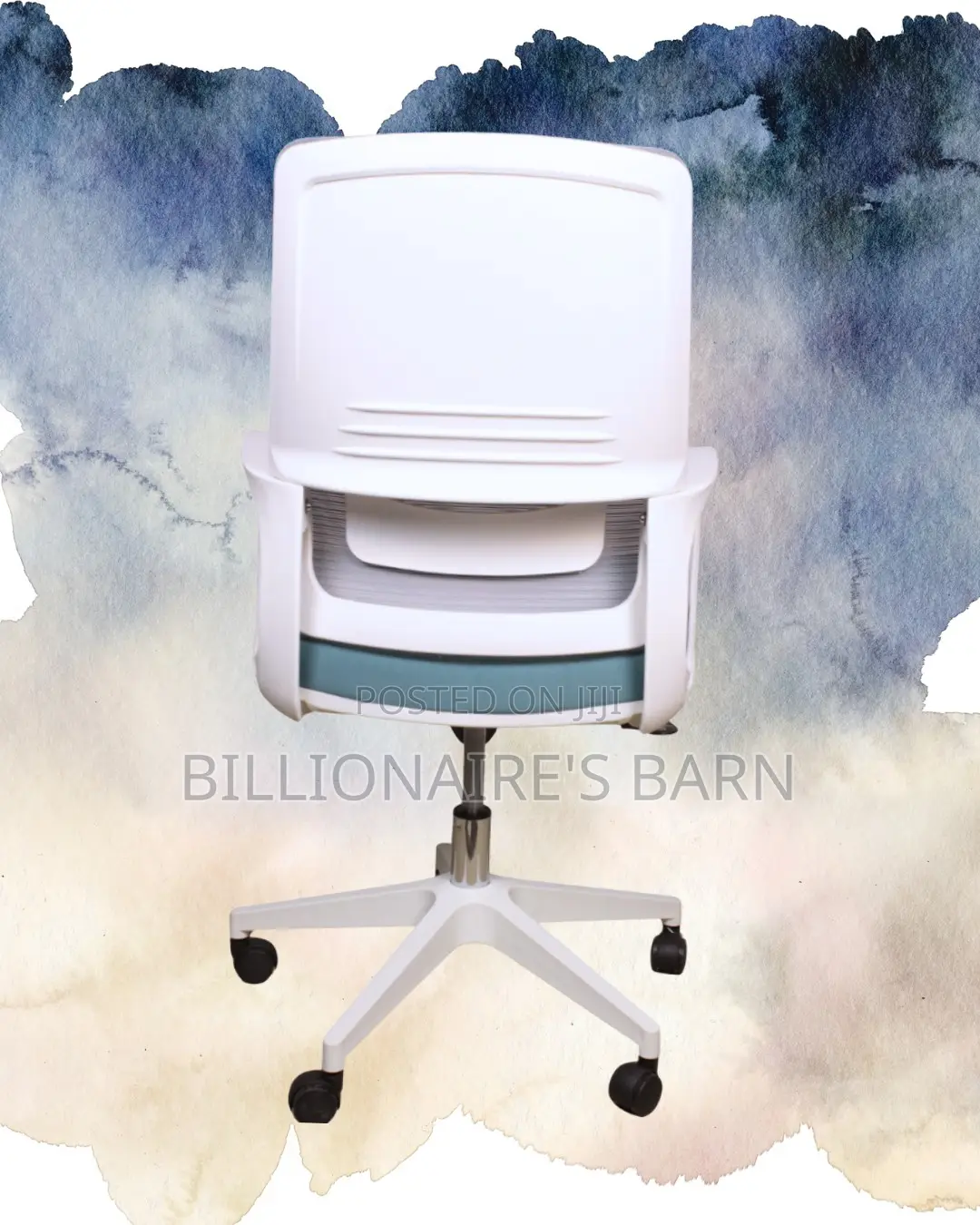 White Ergonomic Mesh Office Chair | Executive Mesh Backrest