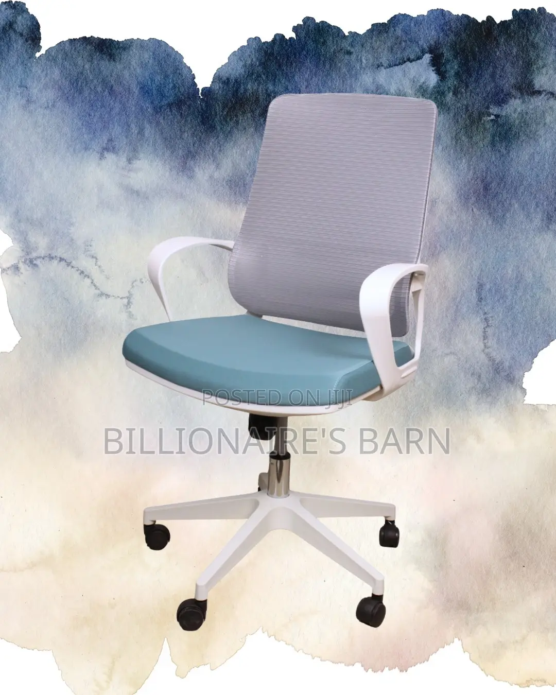 White Ergonomic Mesh Office Chair | Executive Mesh Backrest