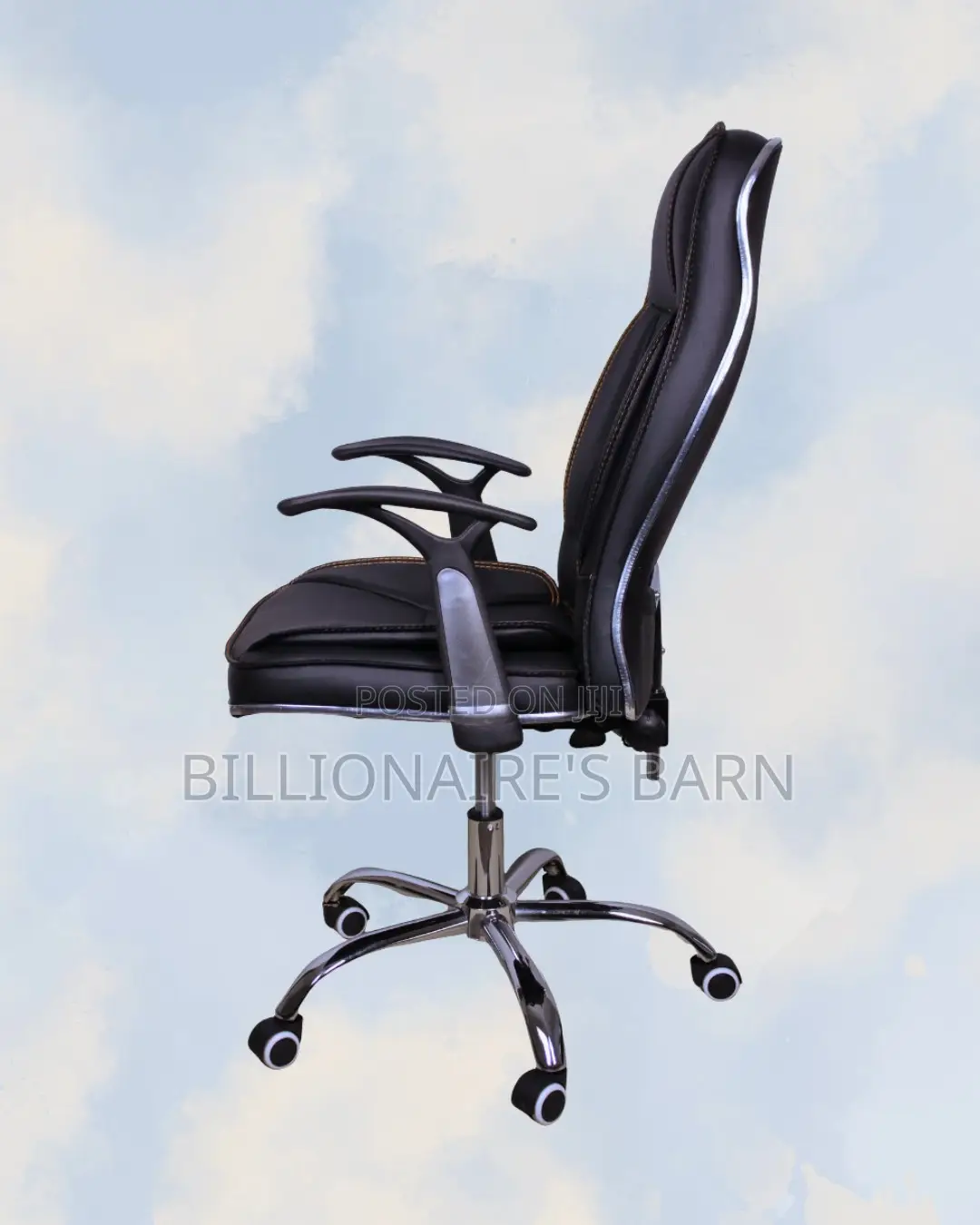 Executive Leather Office Chair | Ergonomic Scratch-Resistant Finish