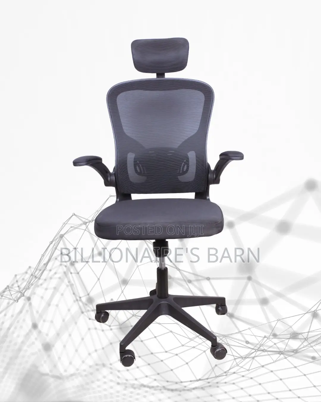 Grey Ergonomic Office Chair (Breathable) — Hot Deal