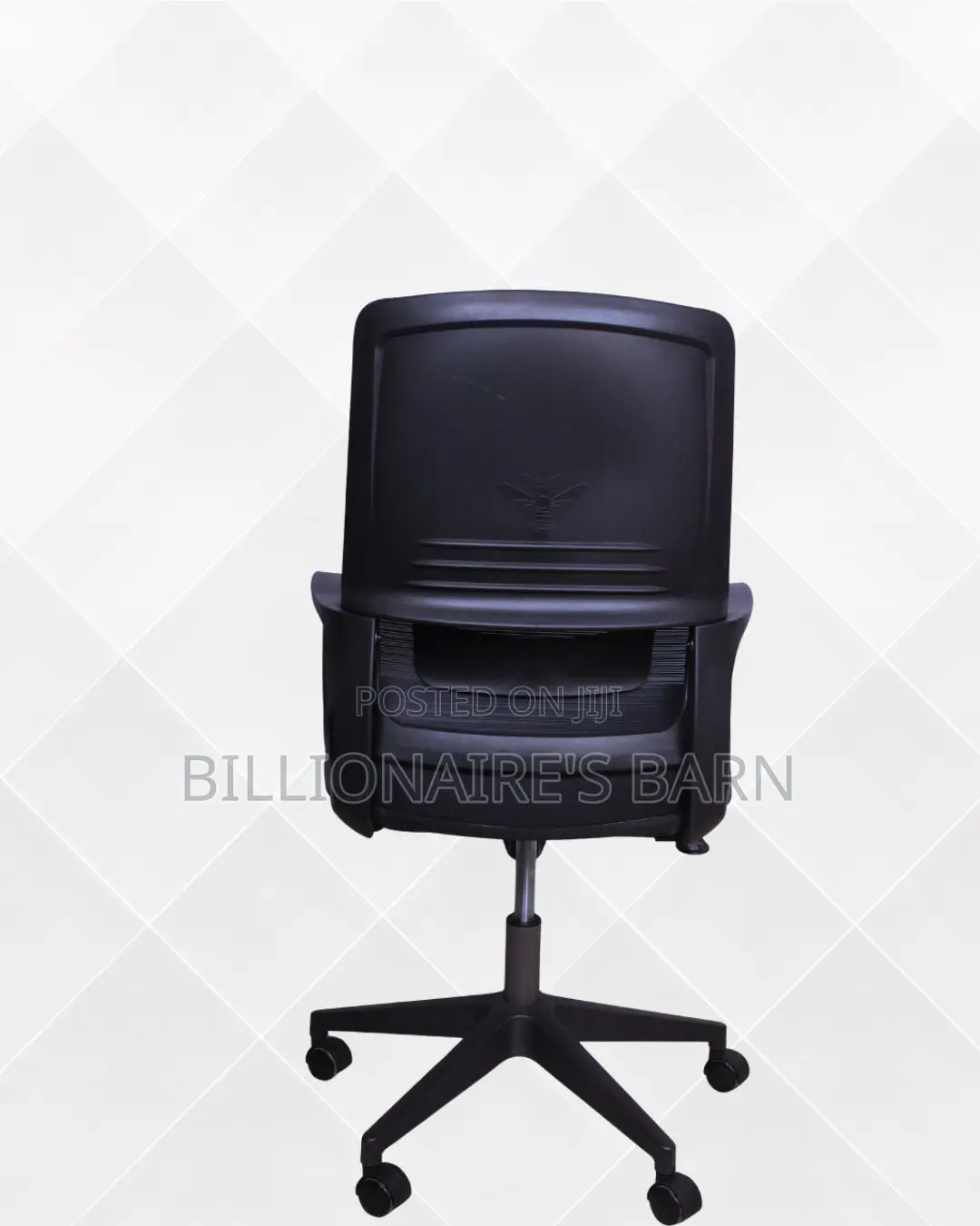 Black Ergonomic Mesh Office Chair | Space-Saving Mesh Backrest