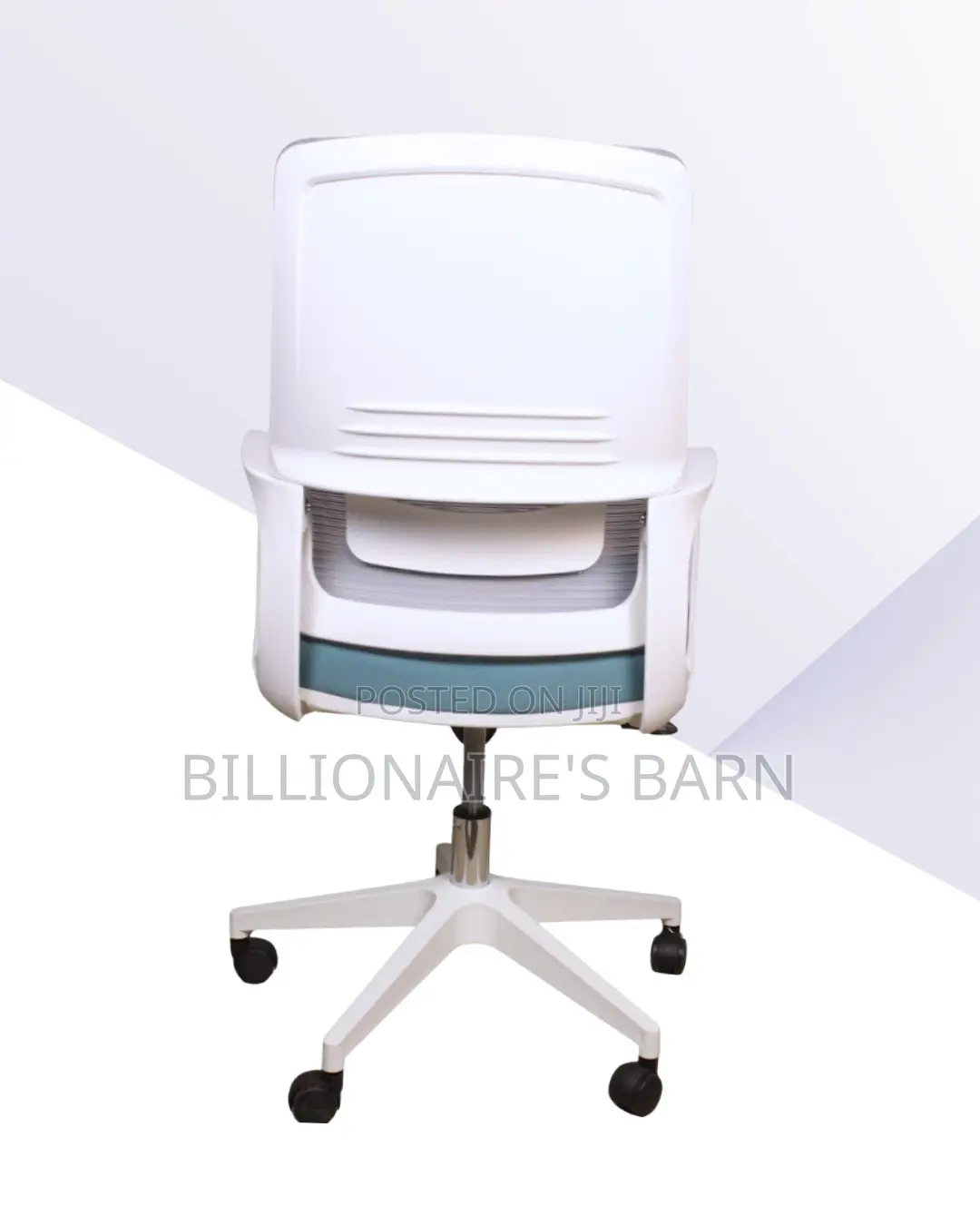 White Ergonomic Mesh Office Chair (Durable) — Moving Fast
