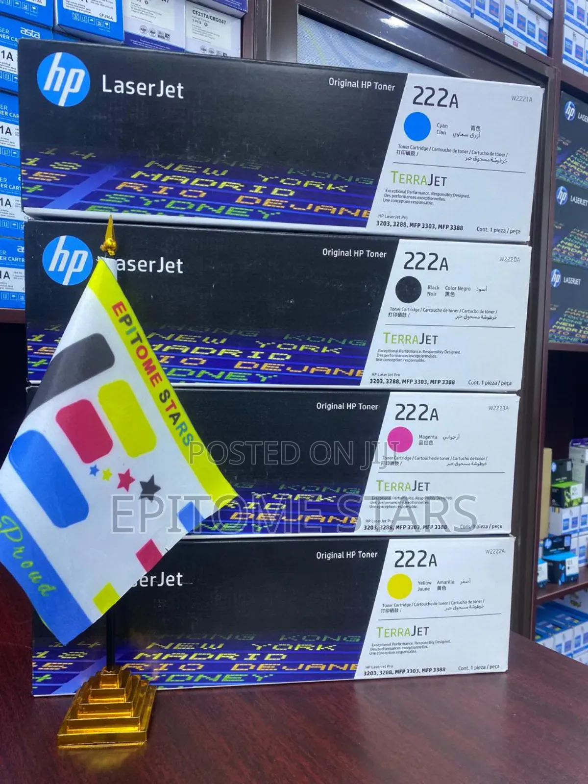 Hp Color Laserjet Pro Mfp 3388 Series Toner Hp 222a Yield Above 1,200