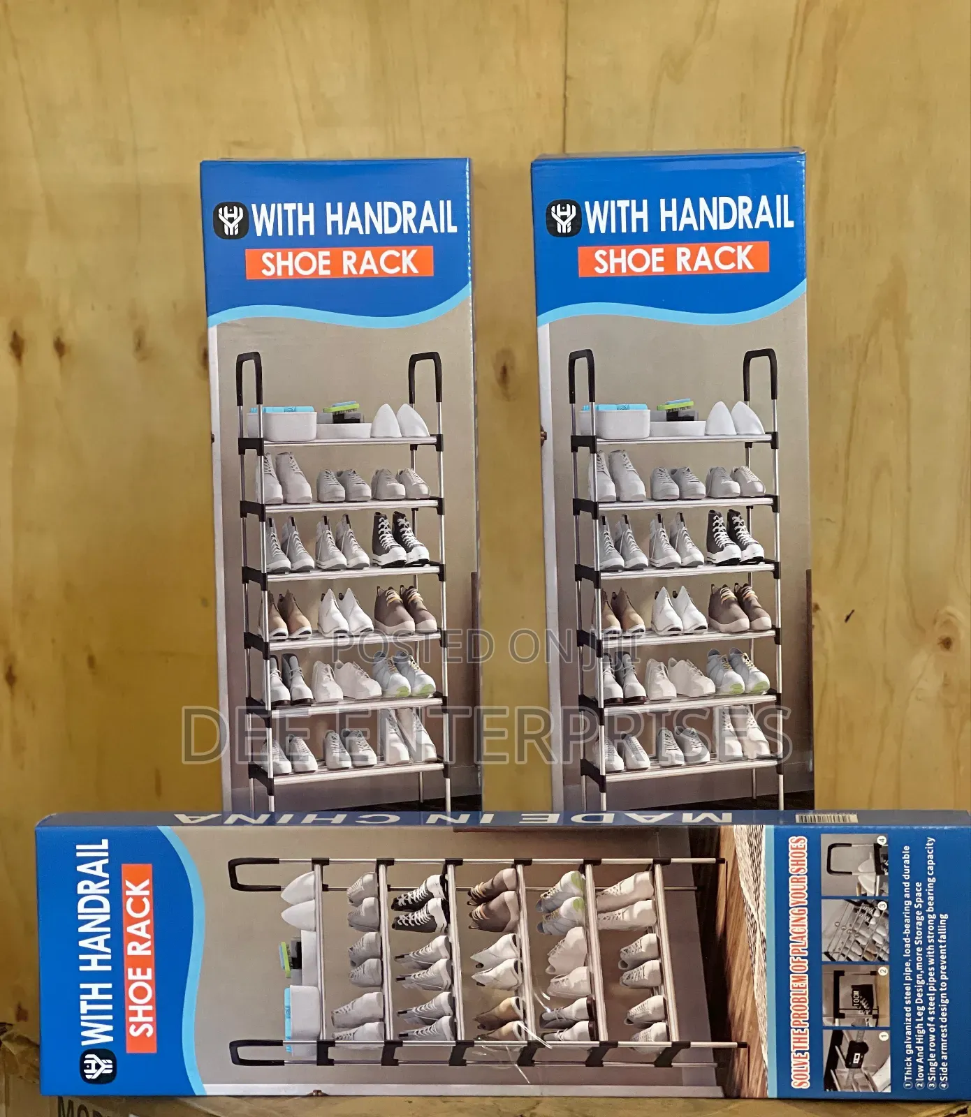 Executive Adjustable Portable 8 Layer Shoe Rack