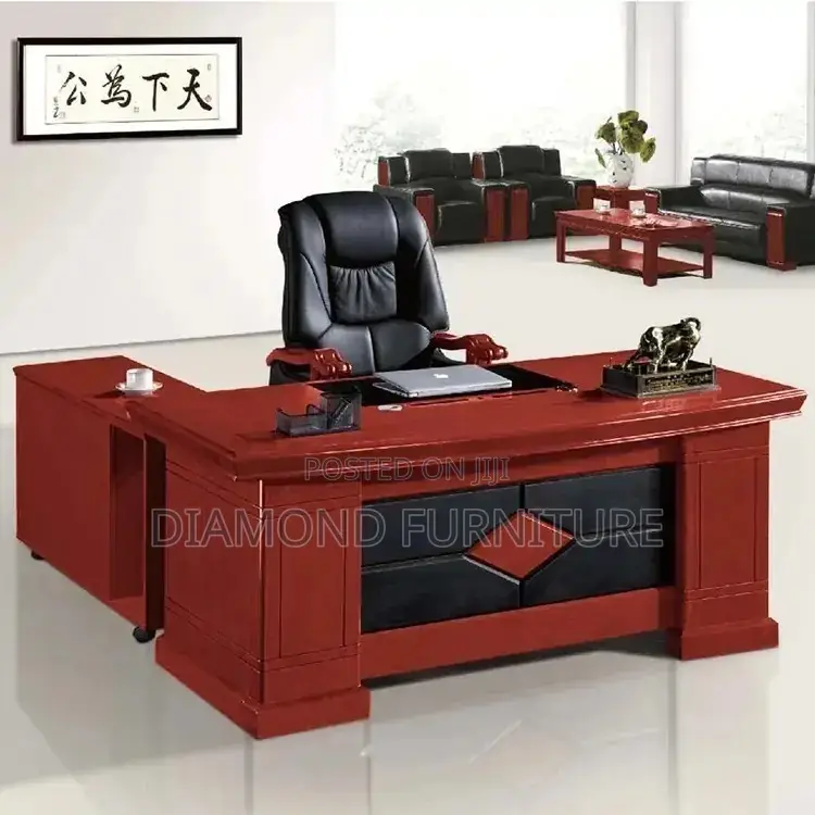 Office Furniture; Professional 1.8m L Shaped Office Table With Storage