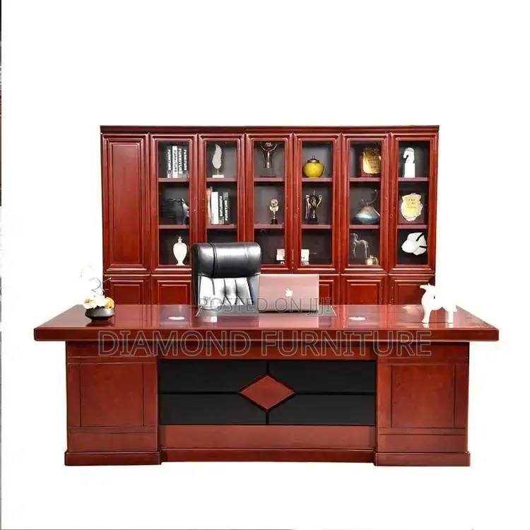 Office Furniture; Professional 1.8m L Shaped Office Table With Storage