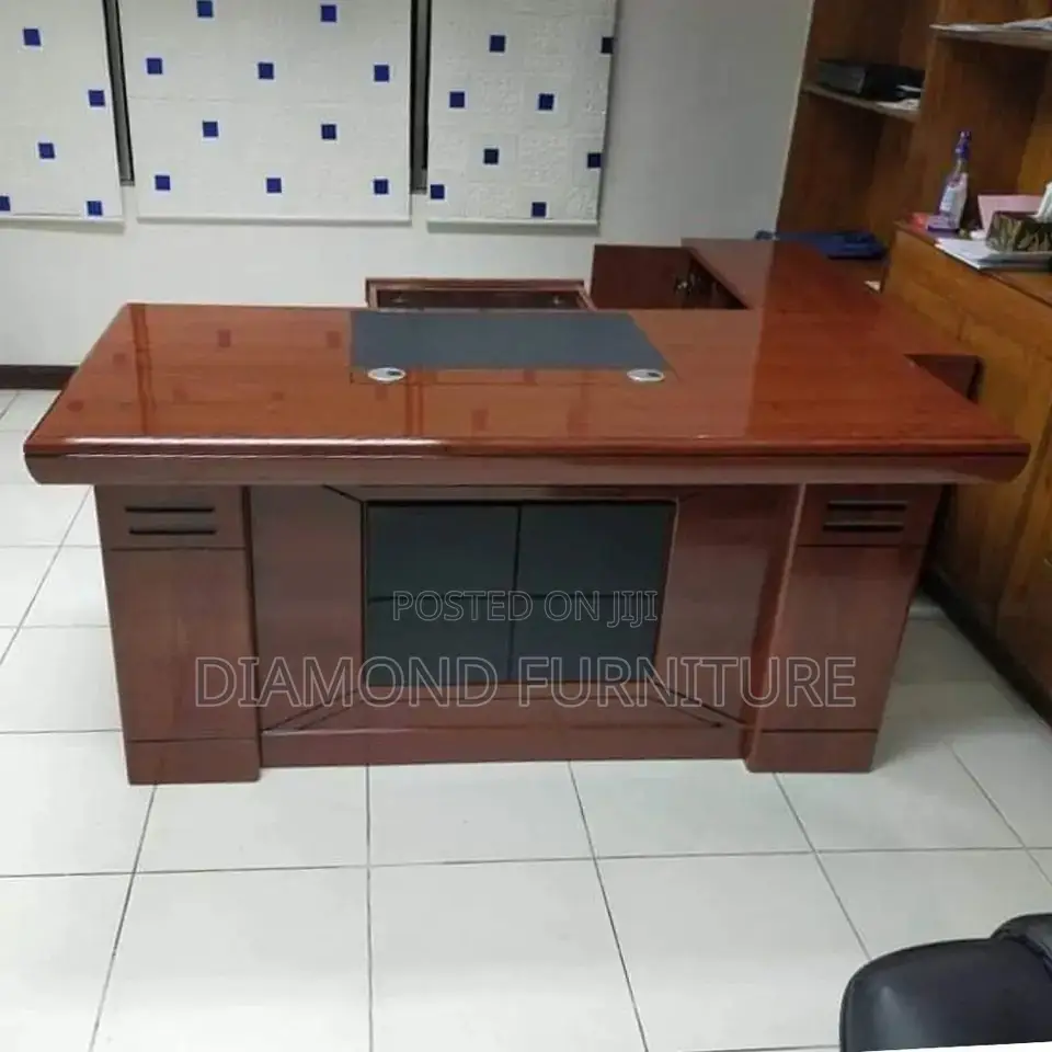 Office Furniture; Professional 1.8m L Shaped Office Table With Storage