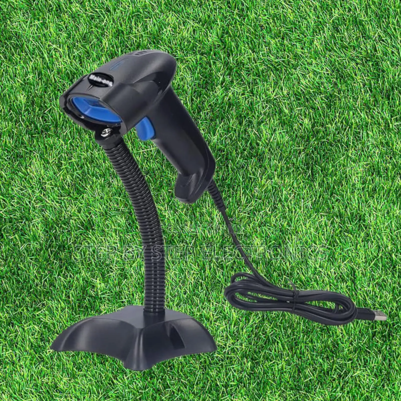 Plug and Play Handheld Laser Barcode Scanner With Stand – Quick Setup