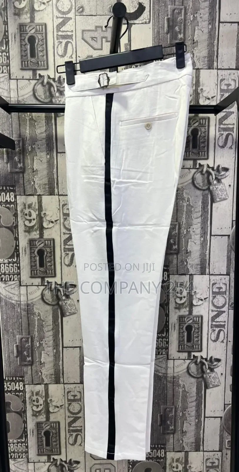 Plain Casual Adijustable Chino Official Slim Fit Men Trouser
