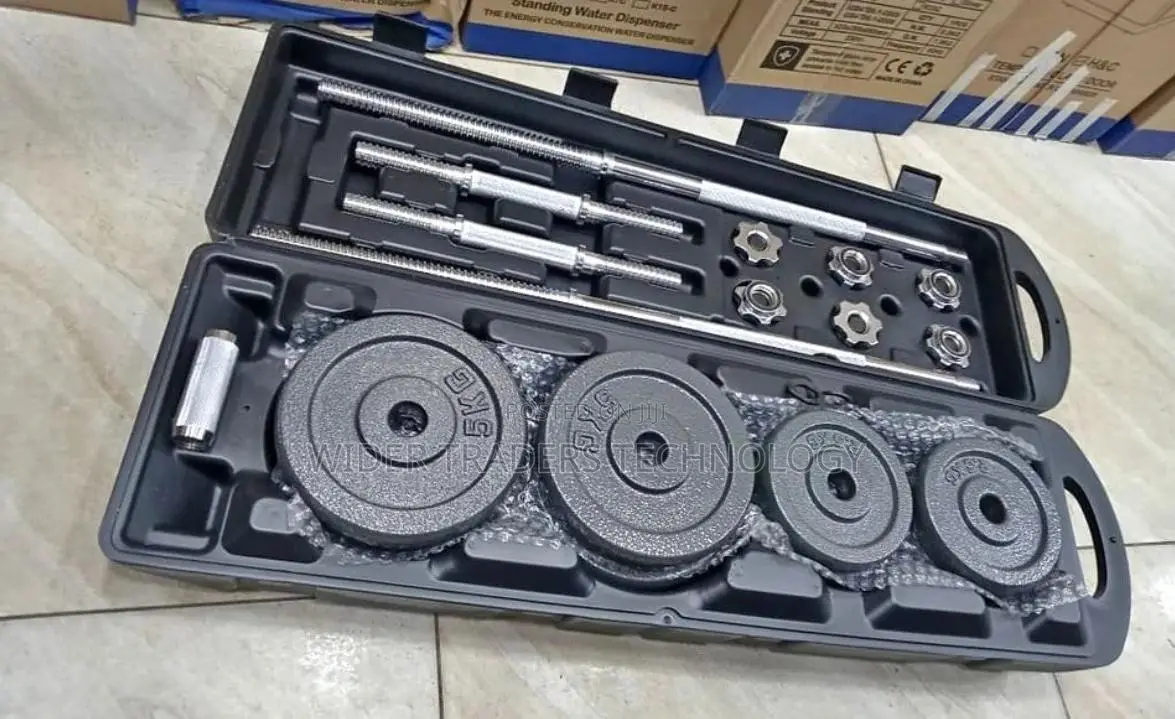 Dumbbells/Barbell With a Portable Case 50kgs Set