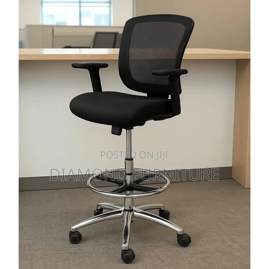 Office Furniture; Ergonomic Mesh Adjustable Drafting Office Chair
