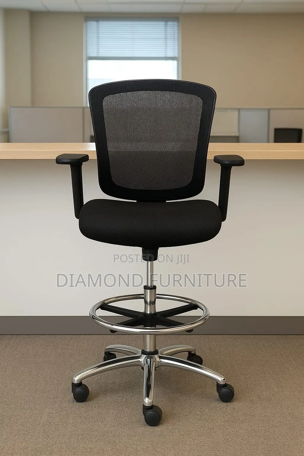 Office Furniture; Ergonomic Mesh Adjustable Drafting Office Chair