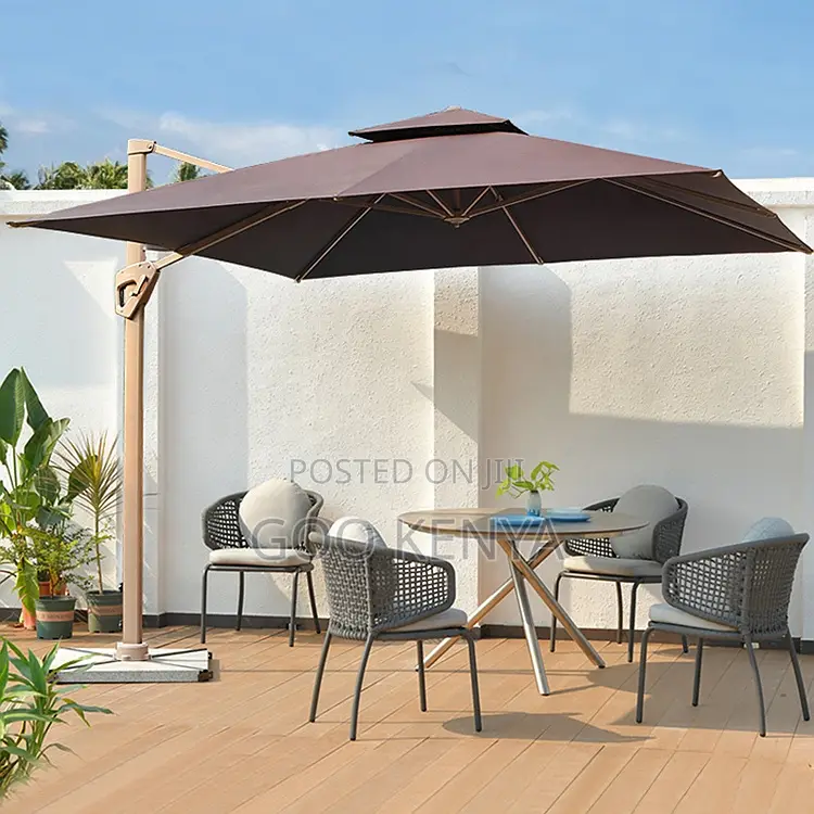 Outdoor Umbrella; Large Outdoor Garden Parasol