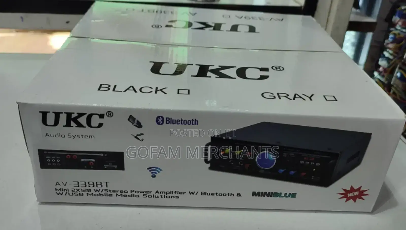 Ukc Audio System Av-339bt
Stereo Power Amplifier