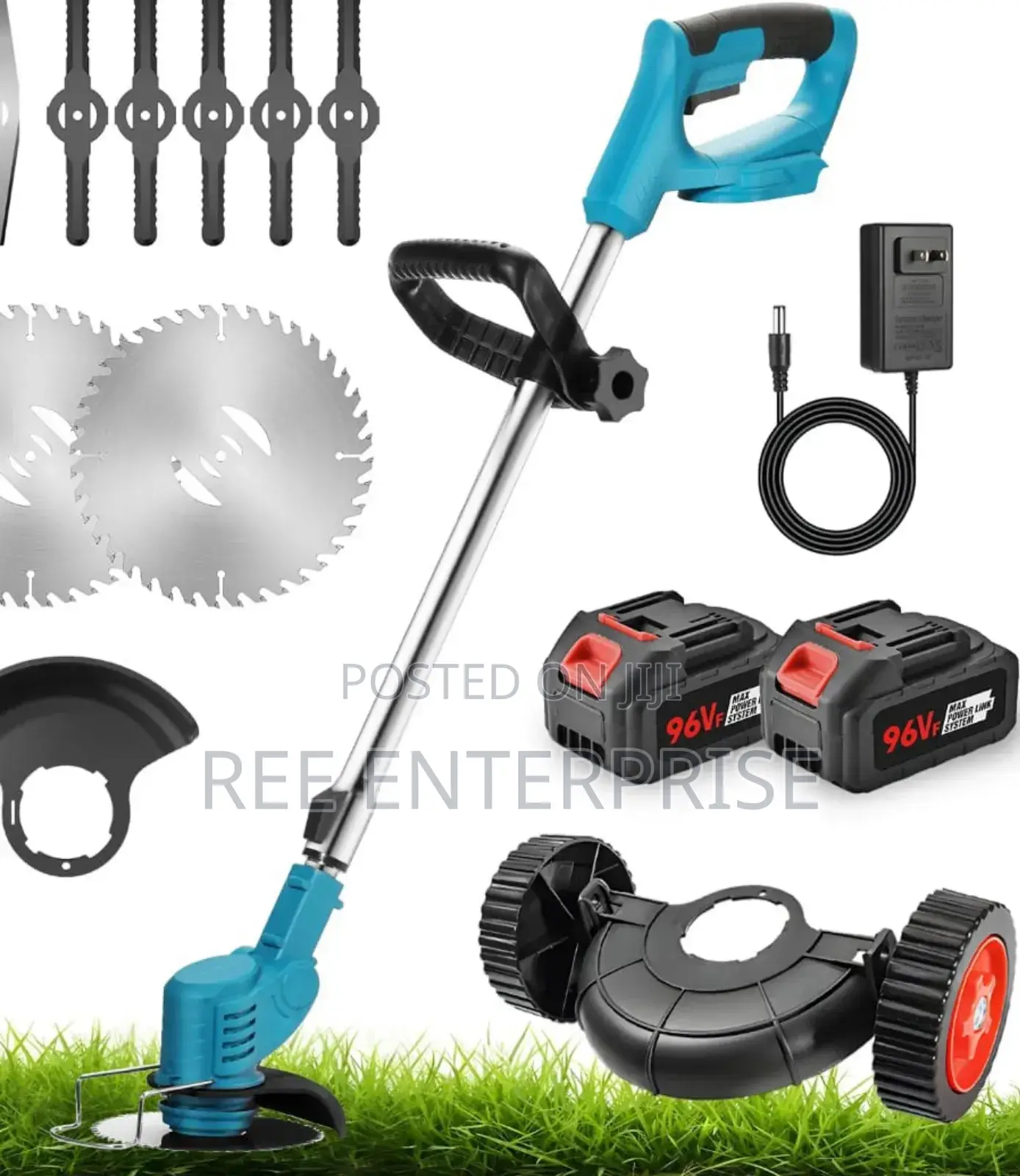 96v Cordless Lawn Mowers With Wheels