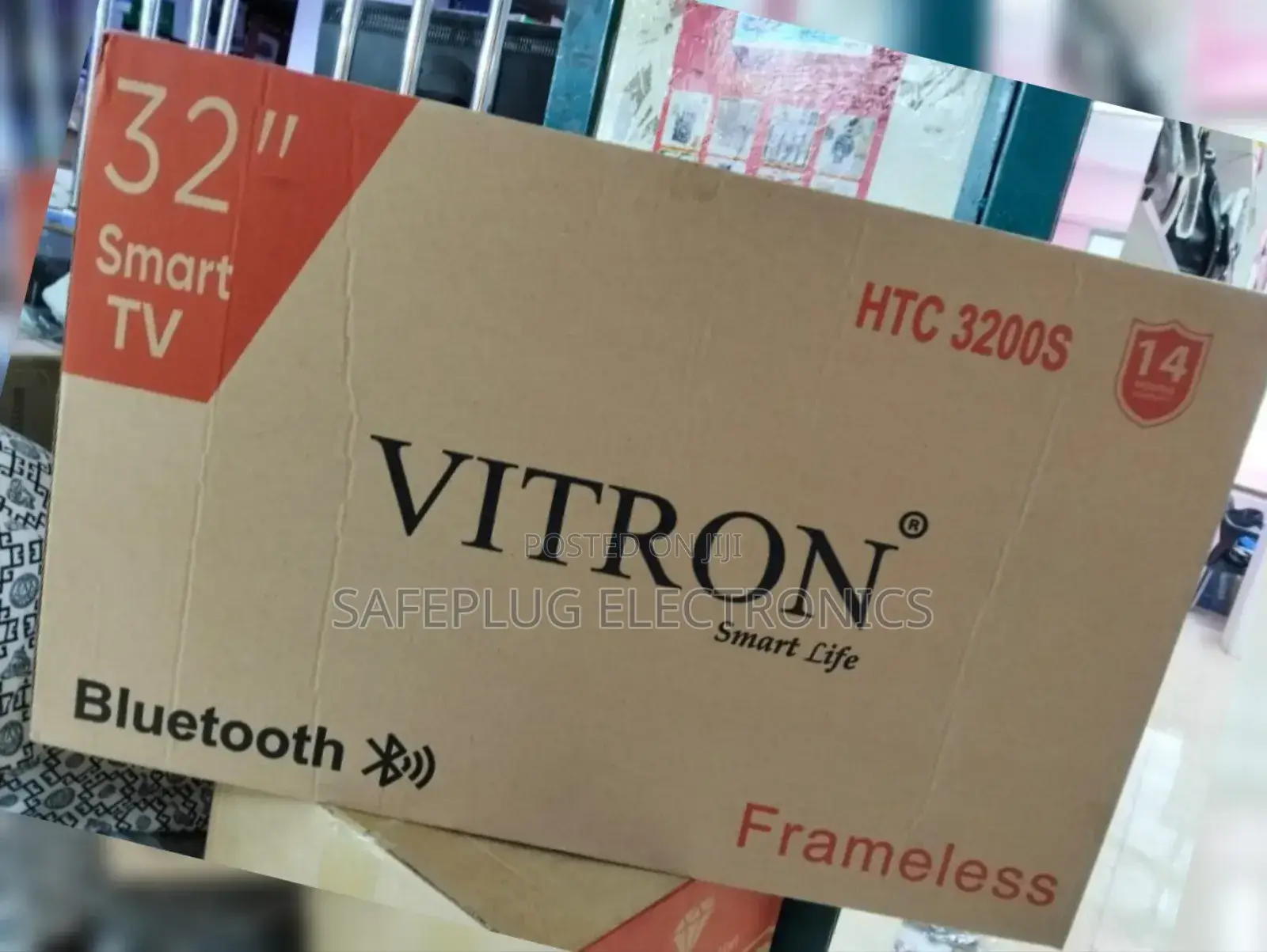 Vitron 32” Smart Android Tv – Frameless Design + Bluetooth! "