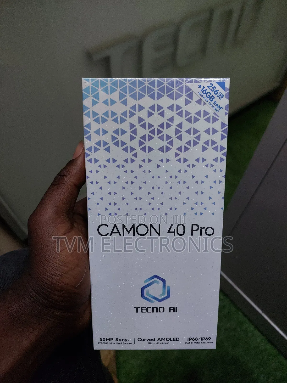 New Tecno Camon 40 Pro 4G 256 GB Black