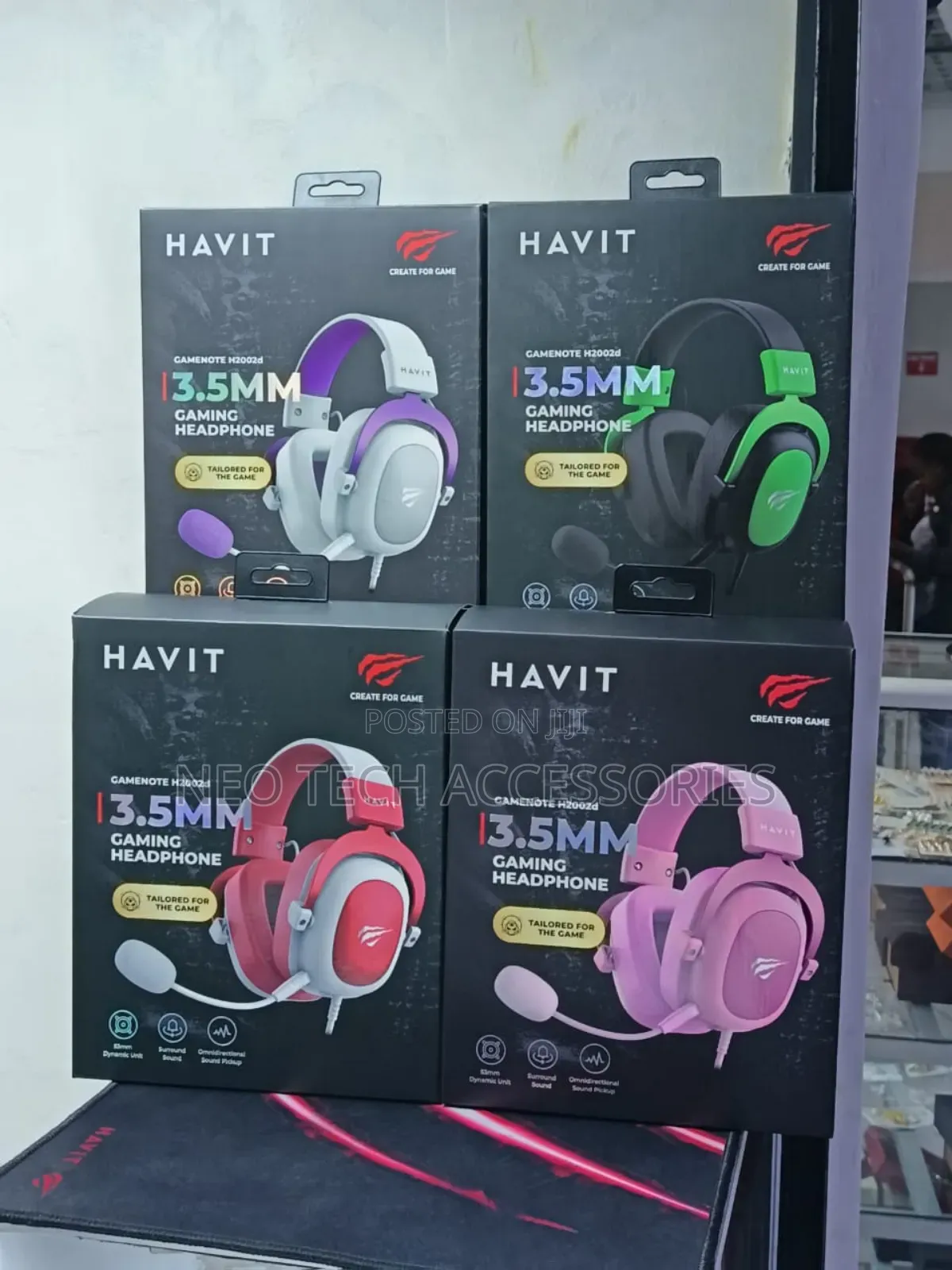 Havit H2002d Best Gaming Surround Sound Headphones 53mm Speaker