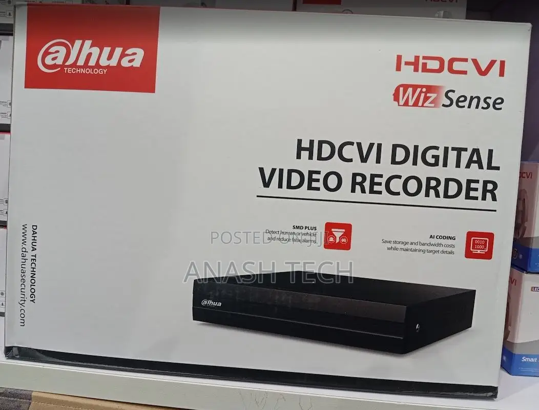 Easy Set Dahua 4 Channel Upto 1080p Dvr Machine- White