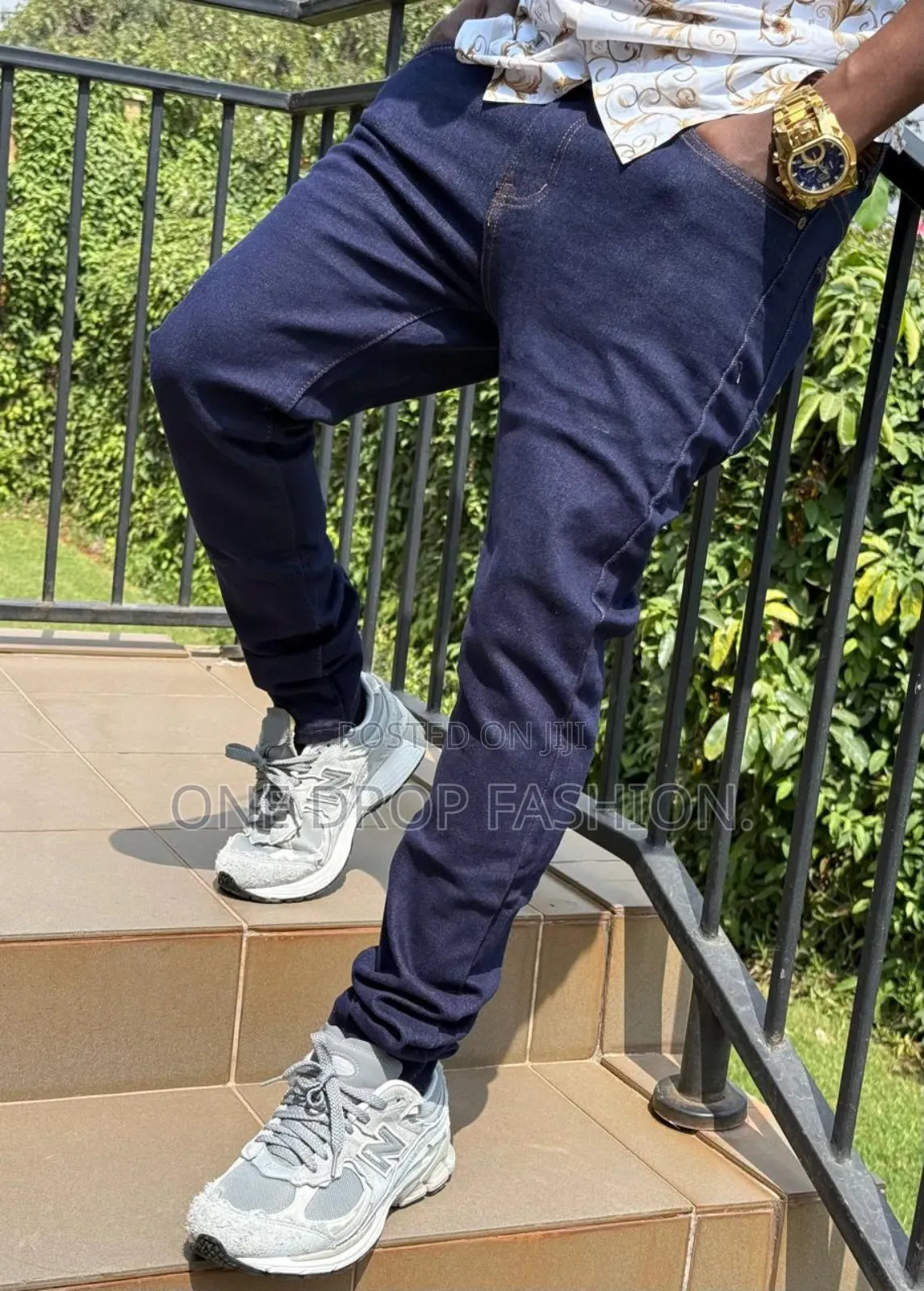 Dark Blue Men Non_faded Jeans