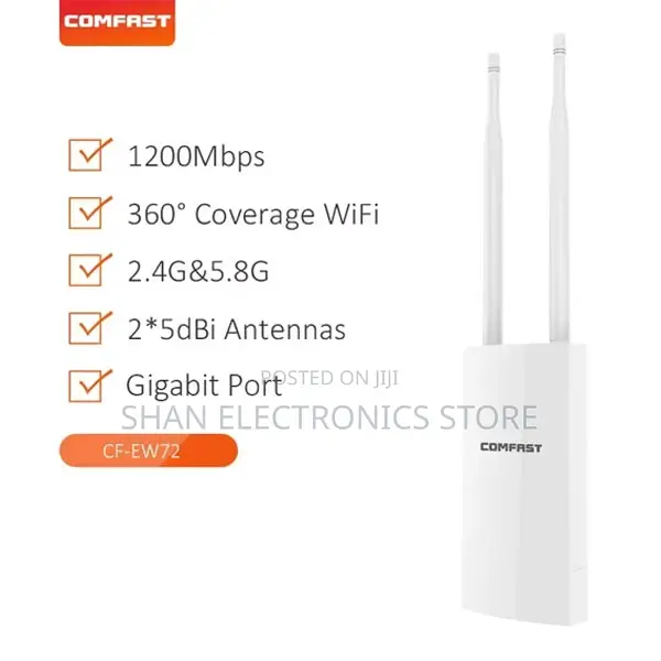 Comfast Cf-Ew72 V2 High Performance 1200mbps Dual Band Outdoor Wifi