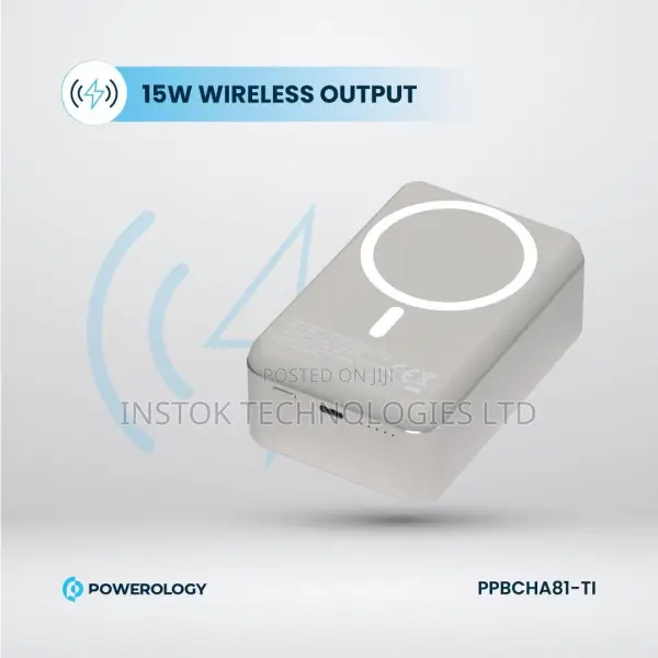 Powerology 30000mah Magsafe Aluminum Power Bank