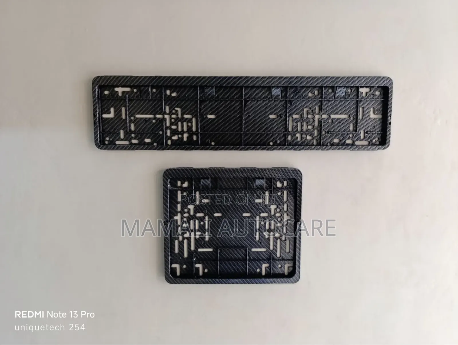 Carbon Fiber Number Plate Holder /Universal Car Number Plate Frame