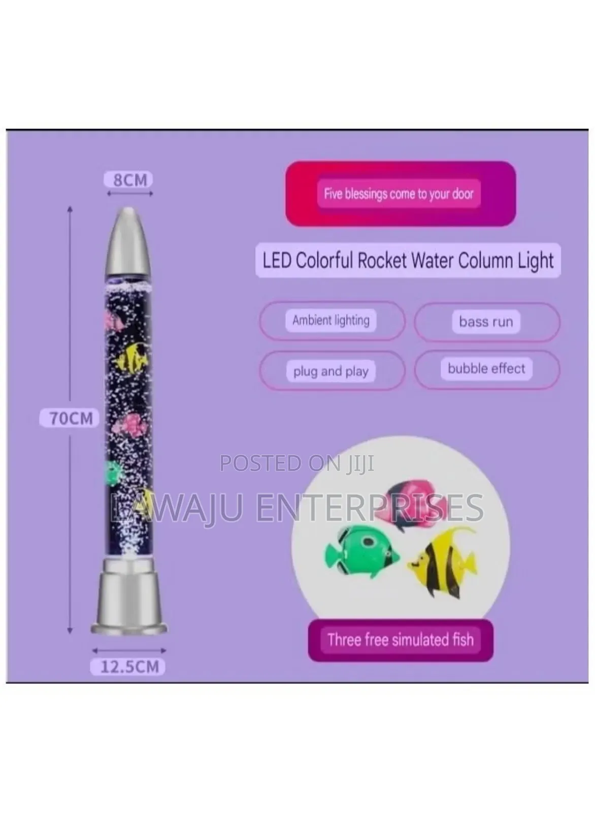 Fish Tube Floor Lamp