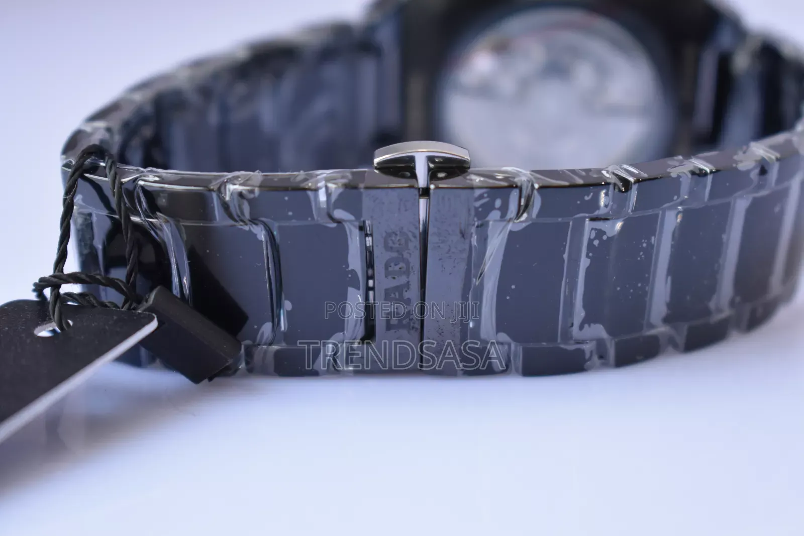 Rado True Square Open Heart Black Ceramic Automatic Watch 38 Mm