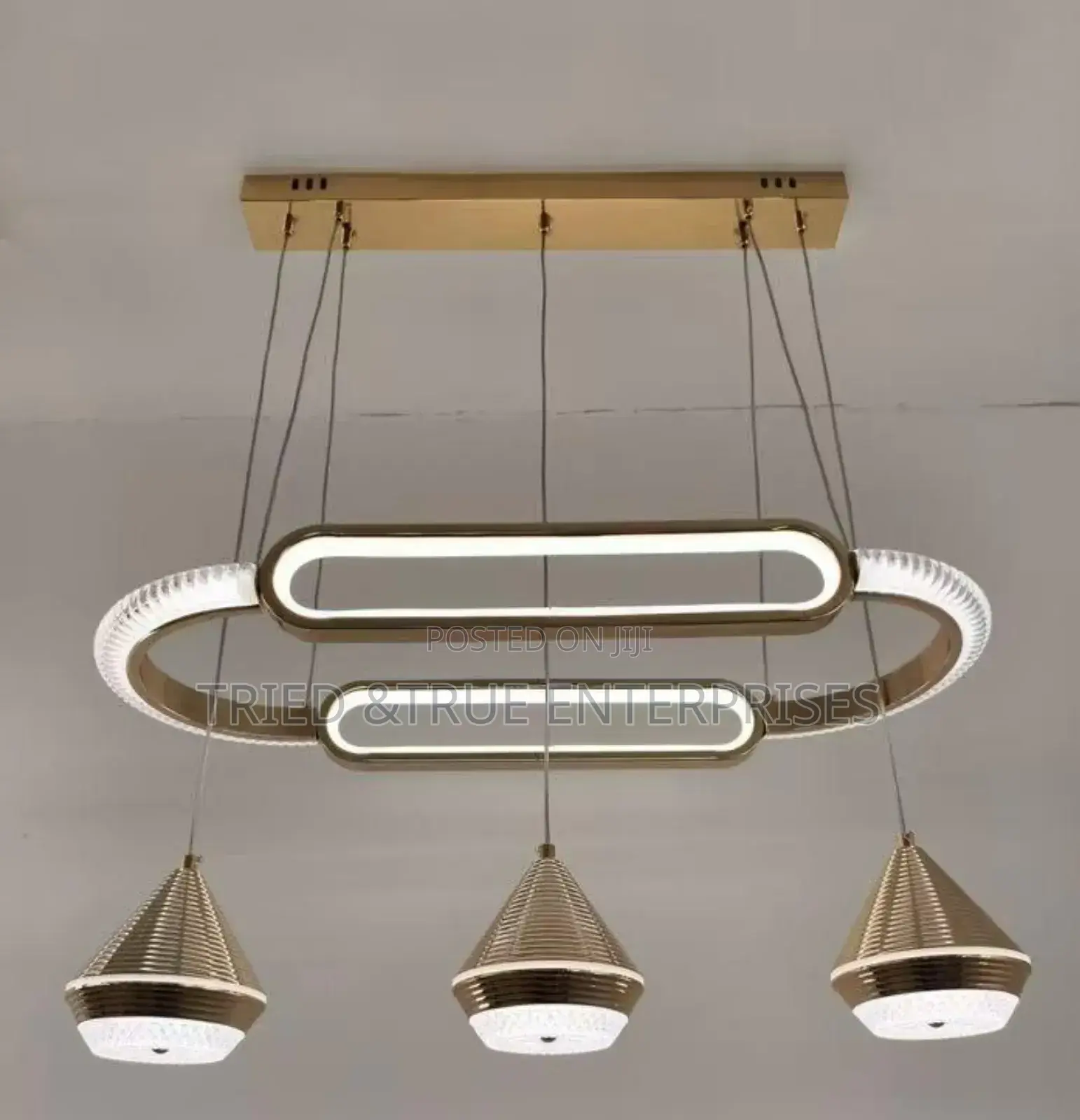 Unique Tricolor Chandaliers
