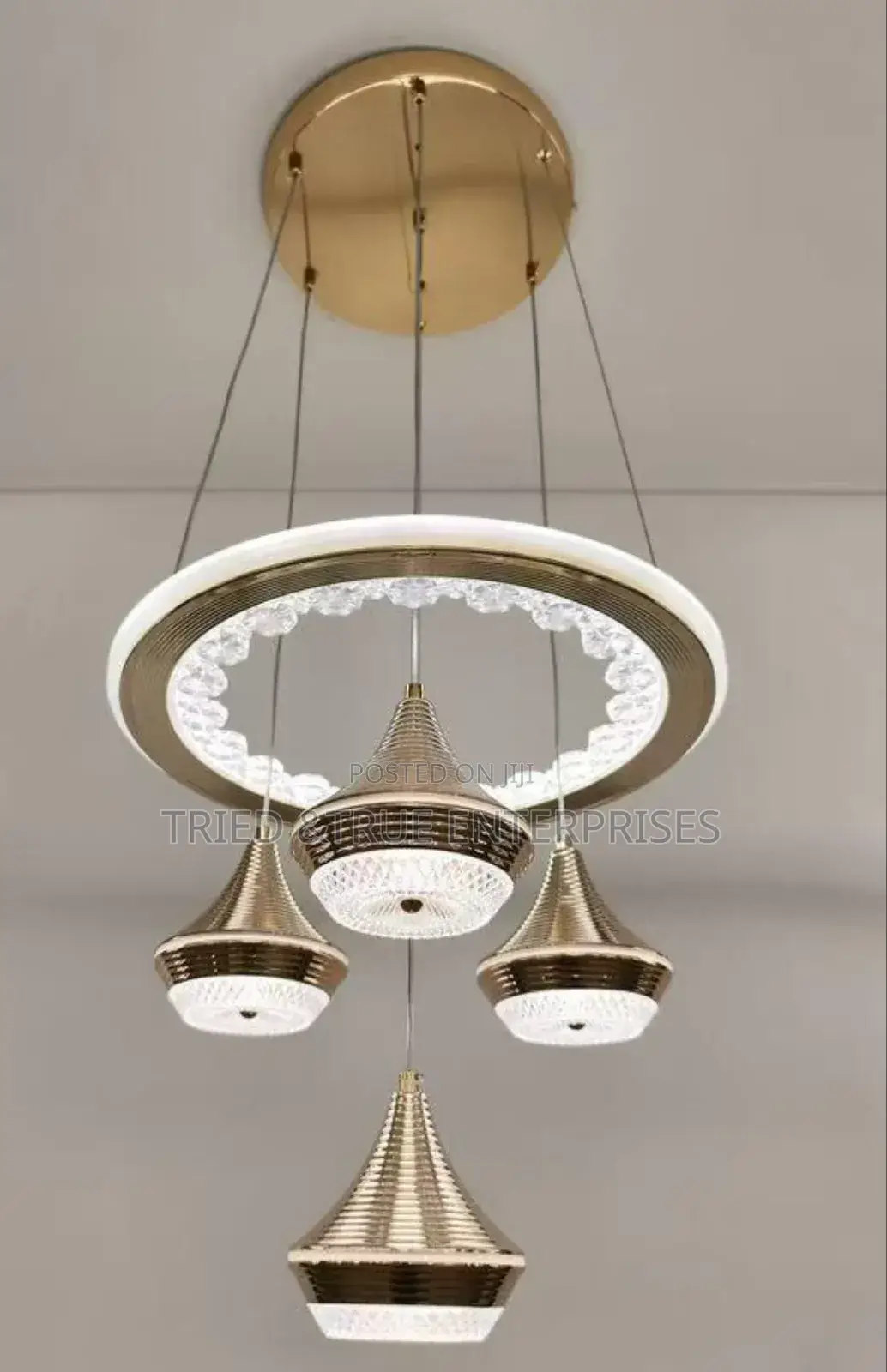Unique Tricolor Chandaliers