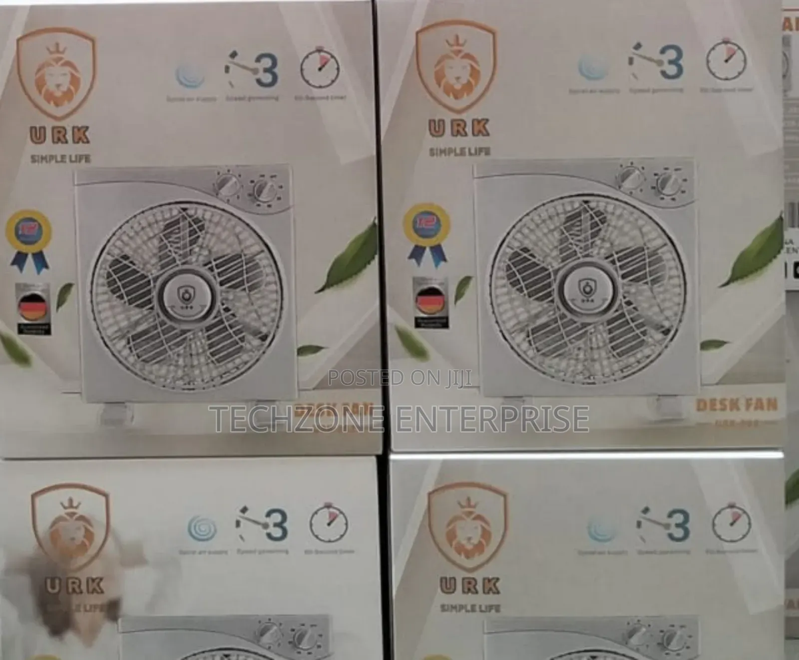Urk 3 Speed Box Fan