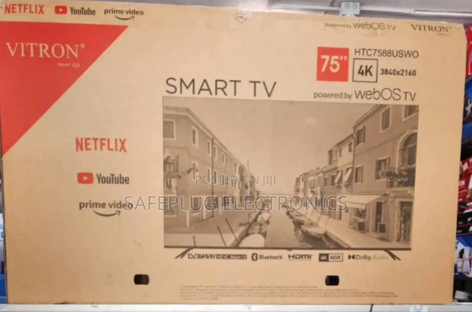 Vitron 75-Inch Smart Tv Powered by Webos, Ultra Hd Resolution