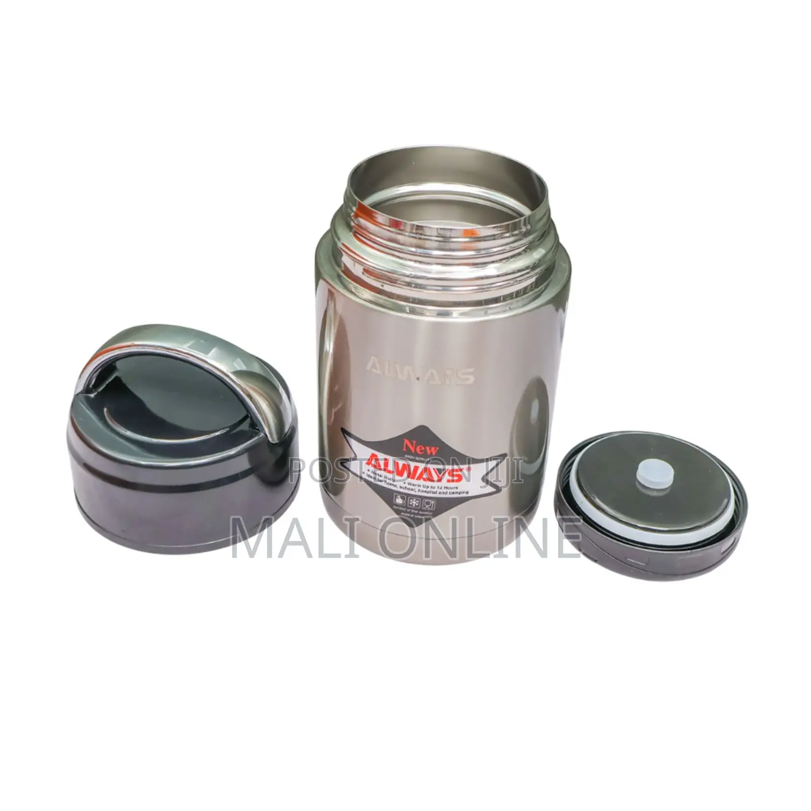 800ml Stainless Steel Food Flask Mini Insulated Lunch Box