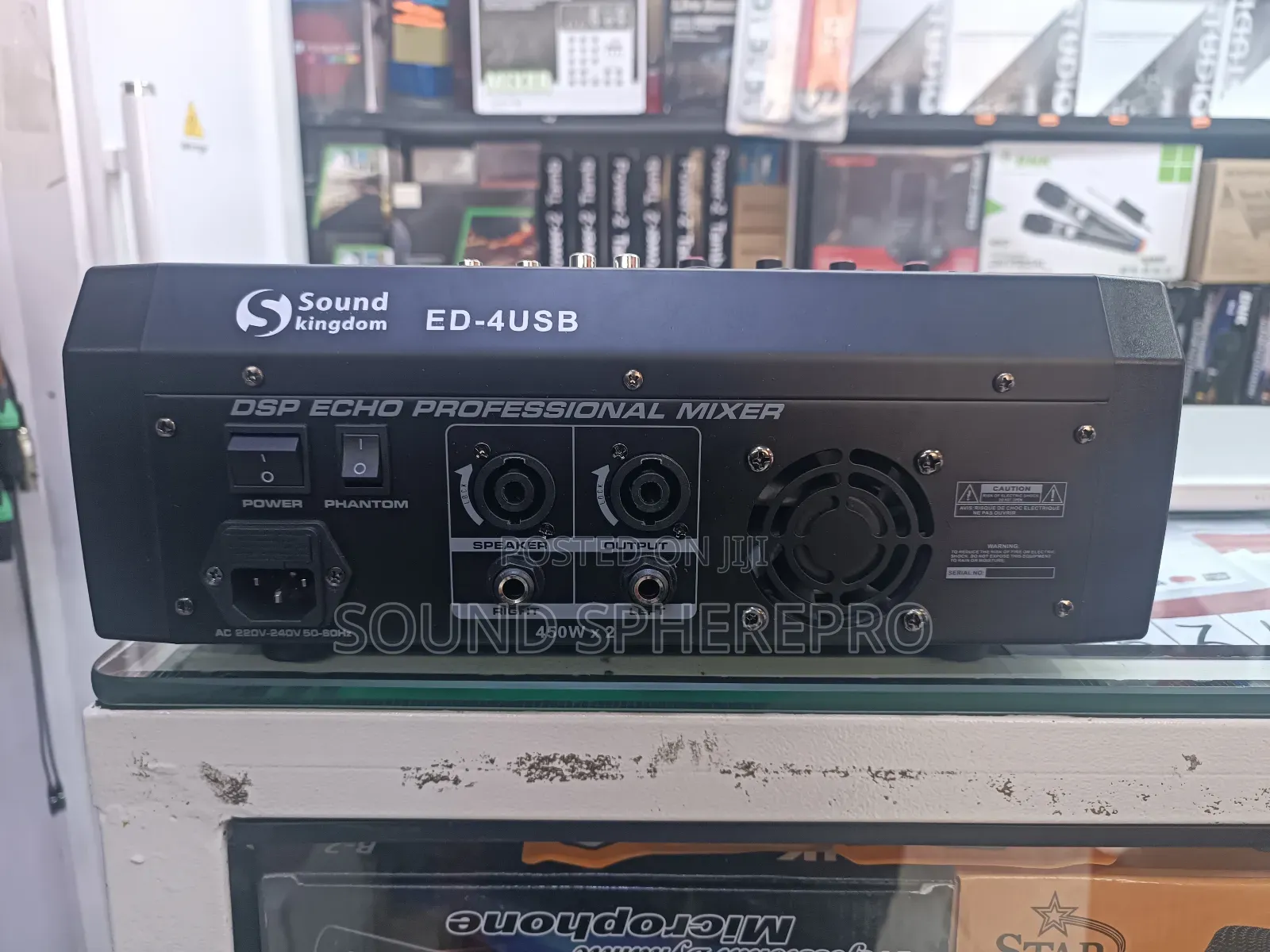 Soundkingdom Ed-4usb 4 Channel Powered Mixer