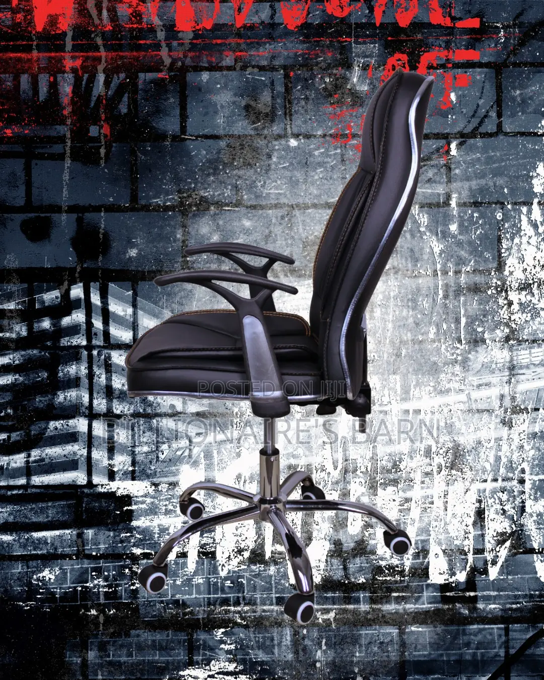 Executive Leather Office Chair | Modern Lumbar Support