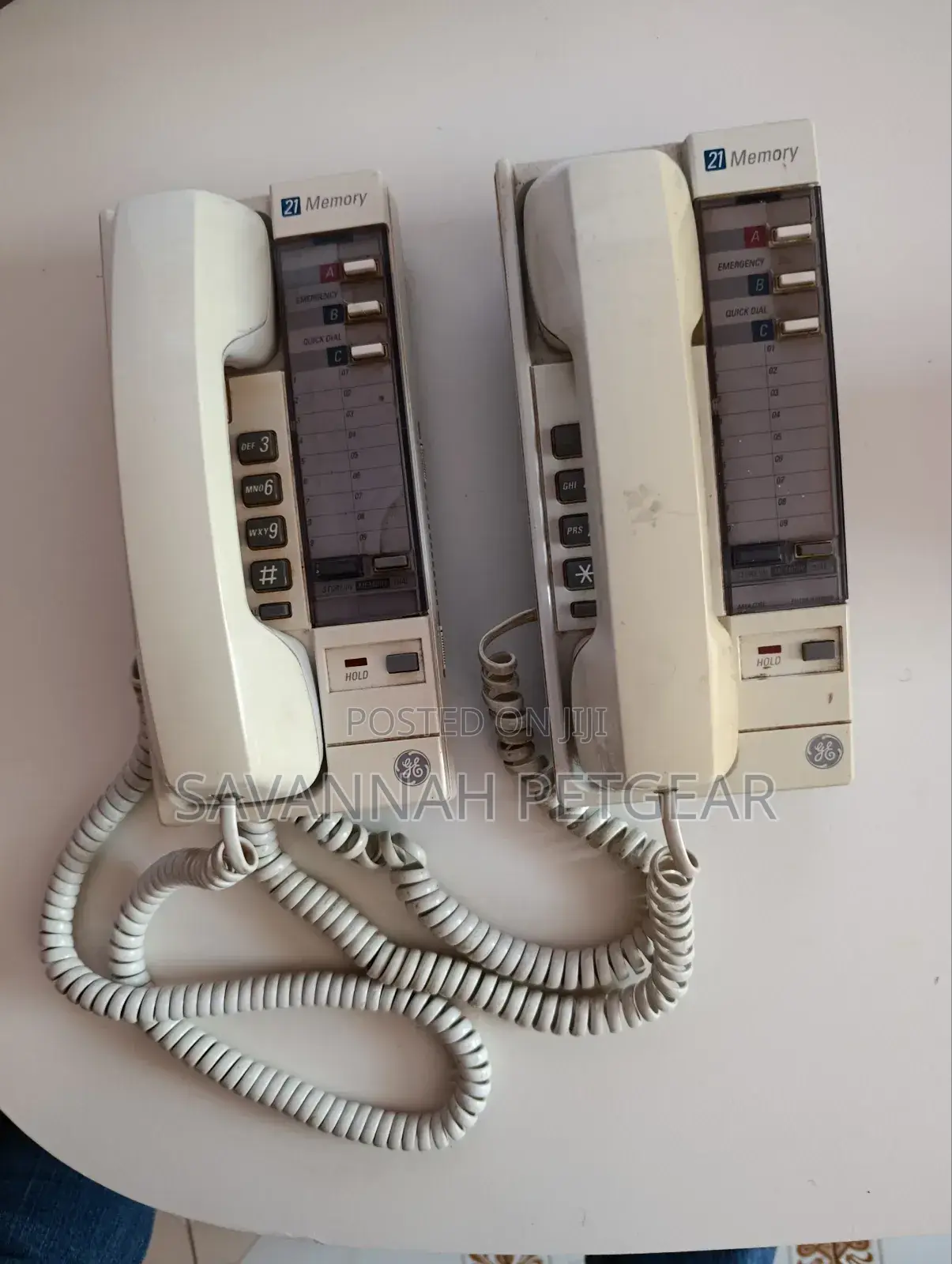 Vintage General Electric 2-90166b 21 Memory Corded Telephone