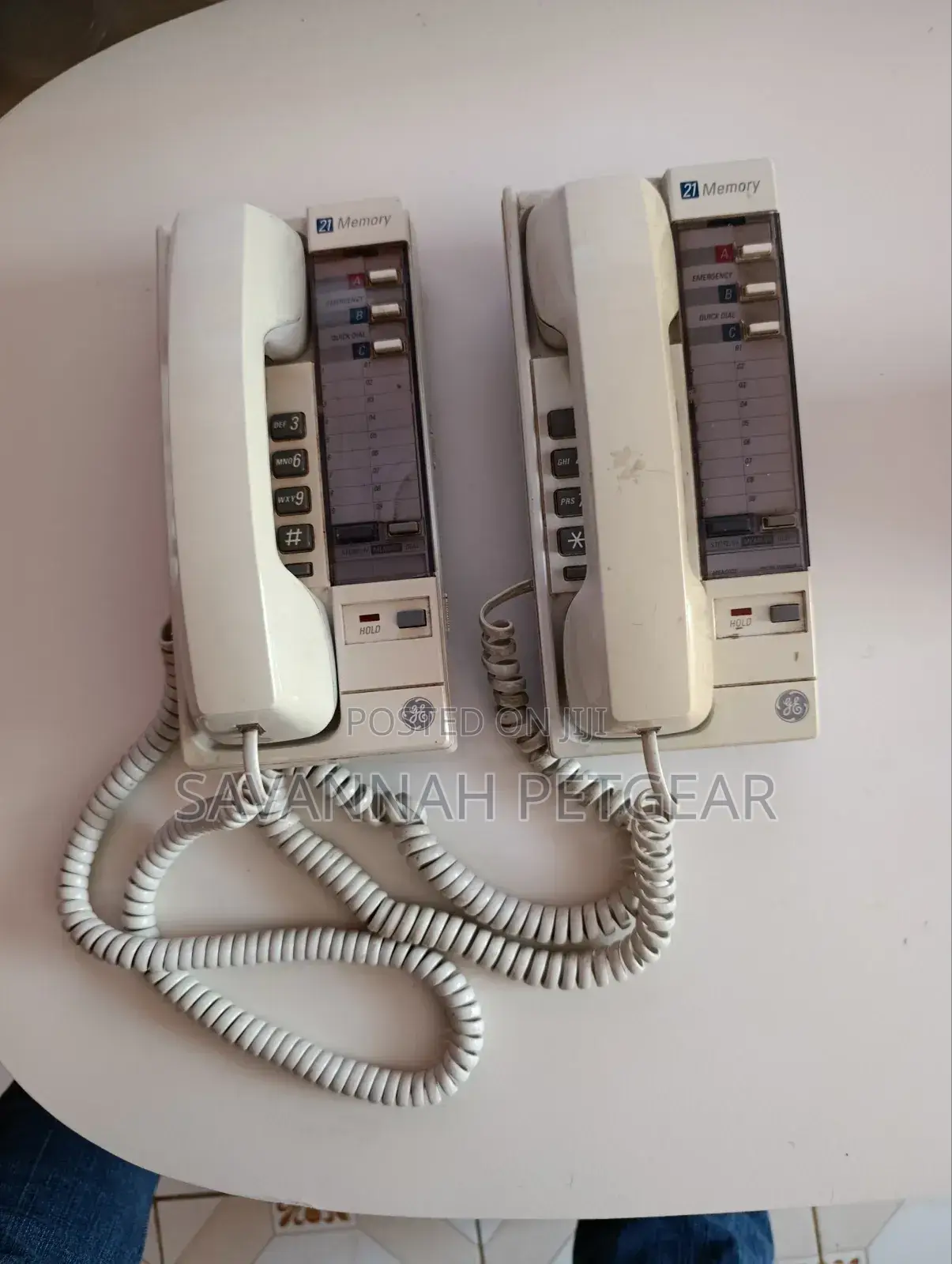 Vintage General Electric 2-90166b 21 Memory Corded Telephone