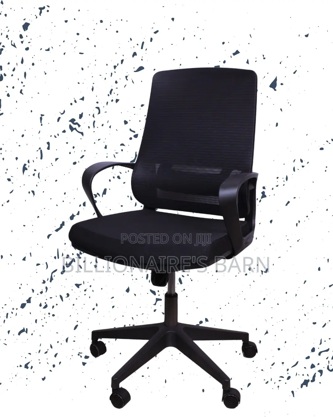 Black Ergonomic Mesh Office Chair (Heavy-Duty) — Restocked!