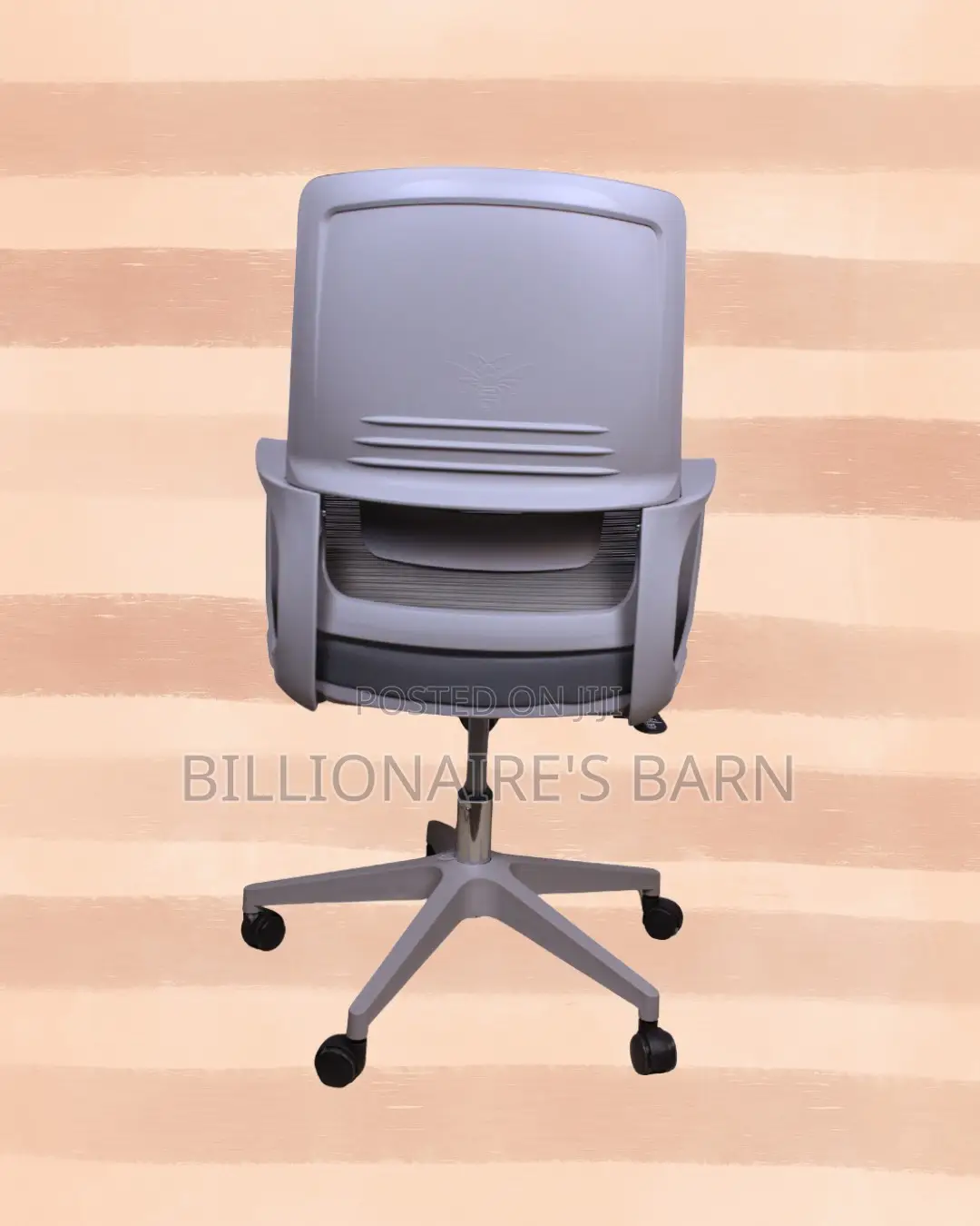 Heavy-Duty Grey Ergonomic Mesh Office Chair