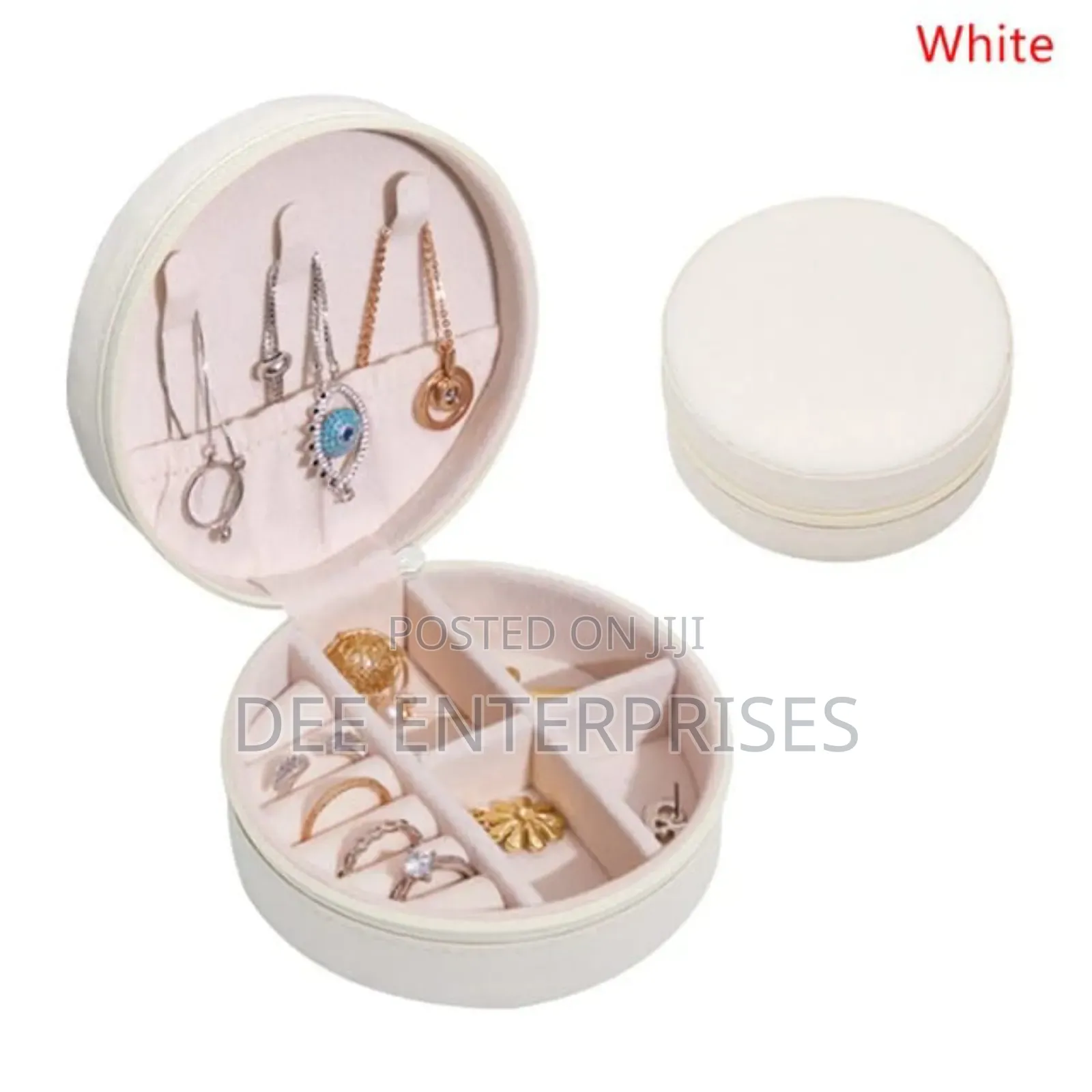 Portable Travel Storage Organizer Jewelry Case