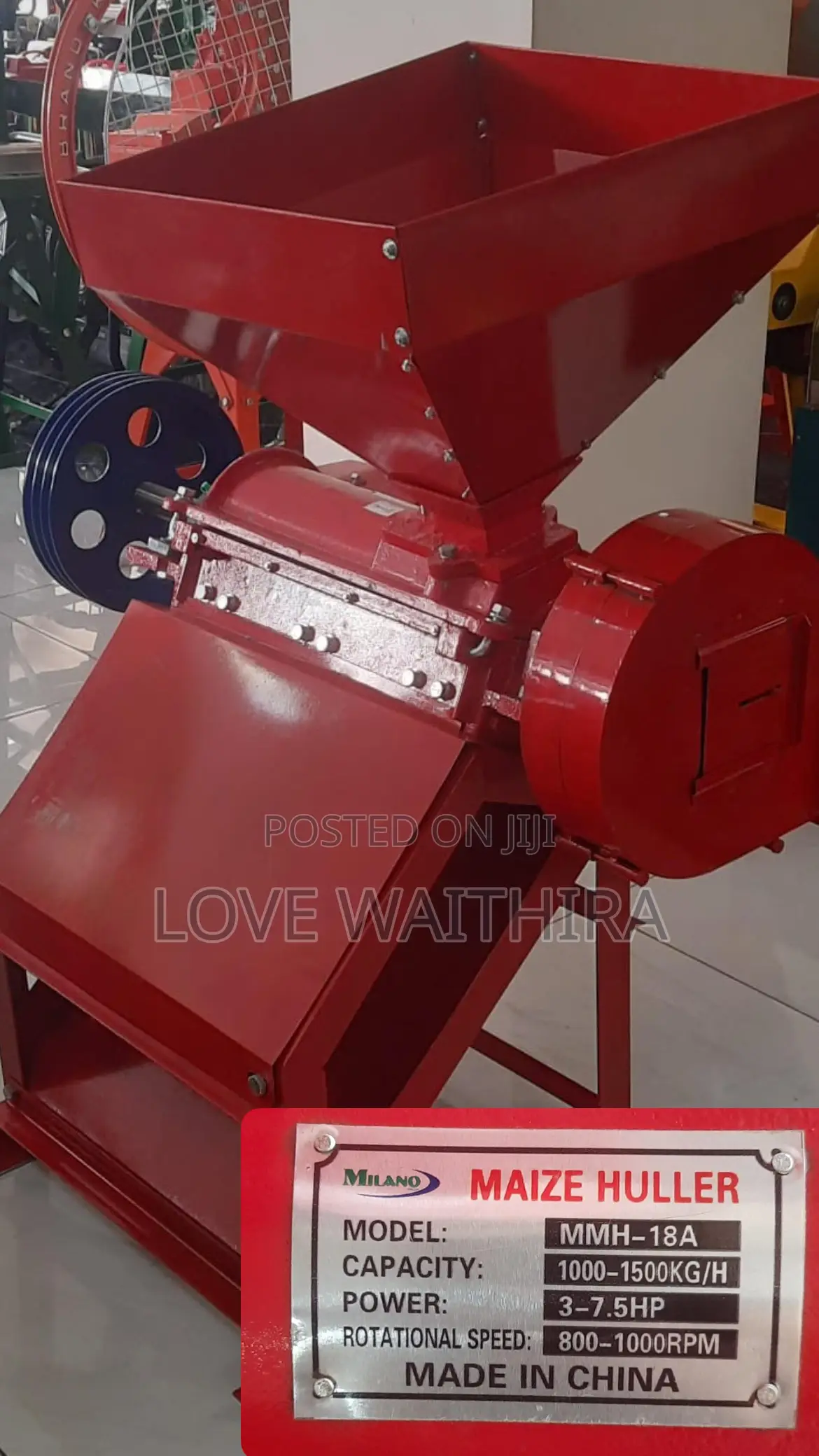 Milano Italia Maize Huller(Without Motor)